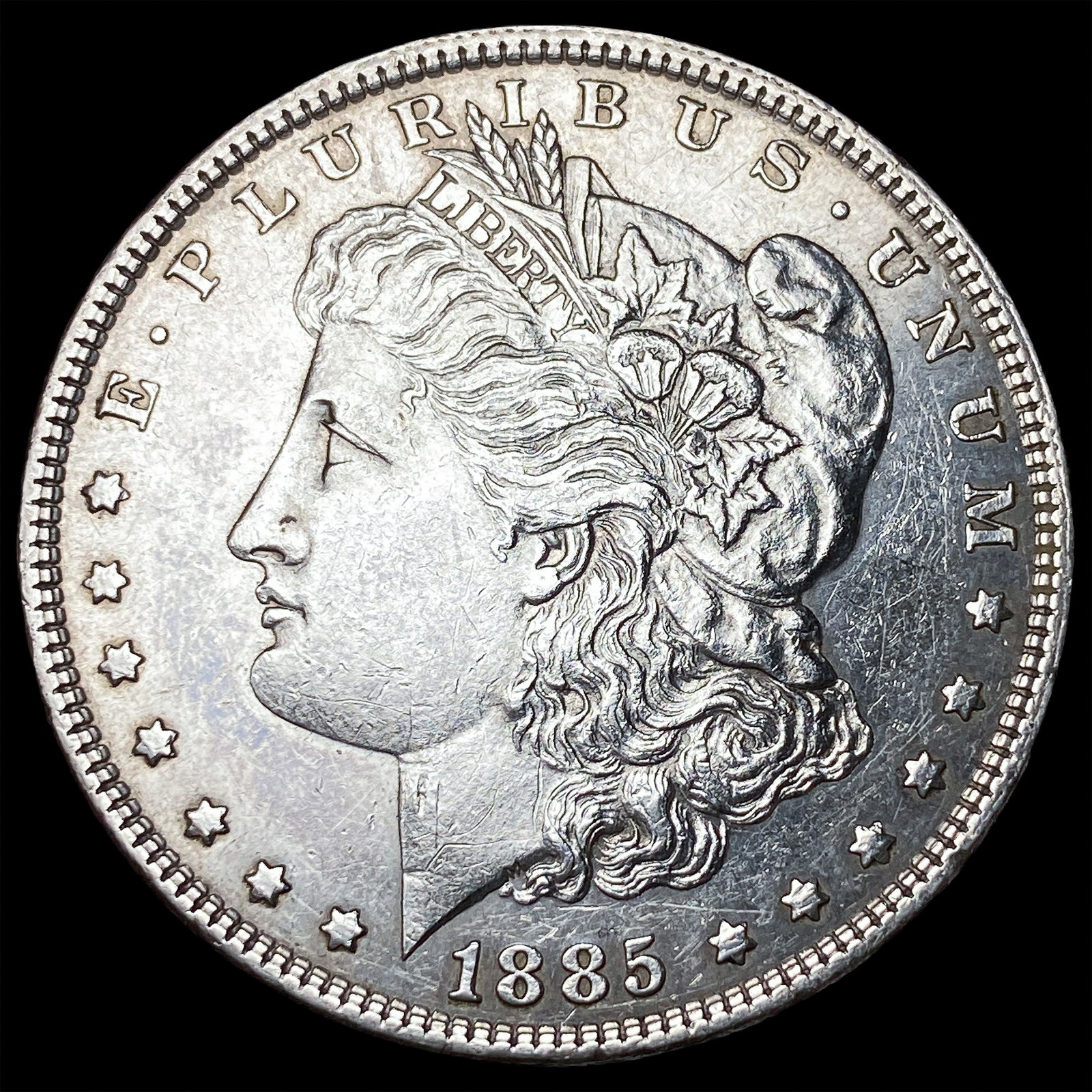 1885 Morgan Silver Dollar CLOSELY UNCIRCULATED: 1885 Morgan Silver Dollar CLOSELY UNCIRCULATED