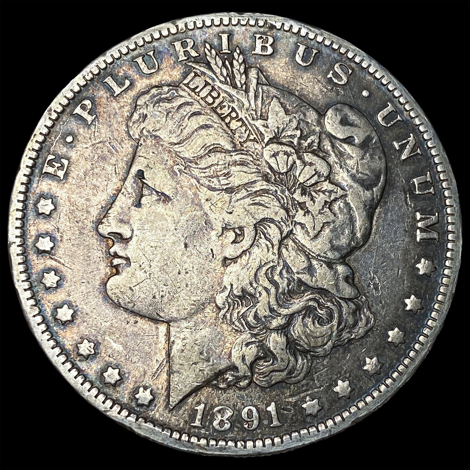 1891-O Silver Morgan Dollar LIGHTLY CIRCULATED: 1891-O Silver Morgan Dollar LIGHTLY CIRCULATED