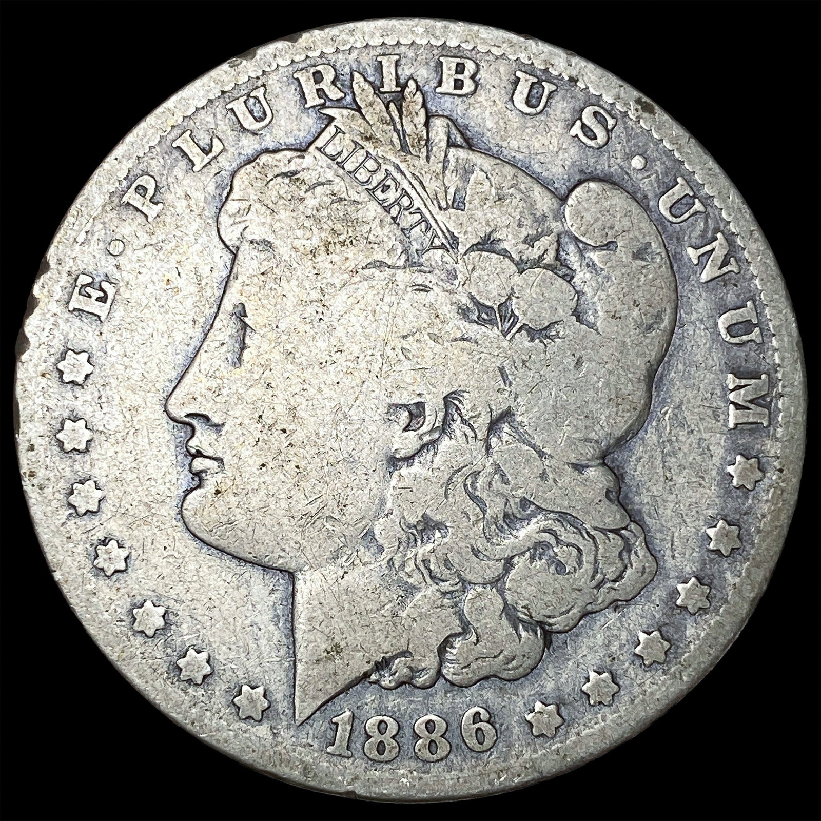 1886-O Silver Morgan Dollar NICELY CIRCULATED: 1886-O Silver Morgan Dollar NICELY CIRCULATED