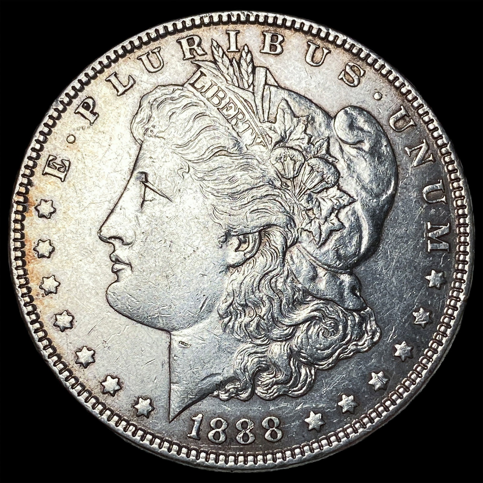 1888 Morgan Silver Dollar CLOSELY UNCIRCULATED: 1888 Morgan Silver Dollar CLOSELY UNCIRCULATED