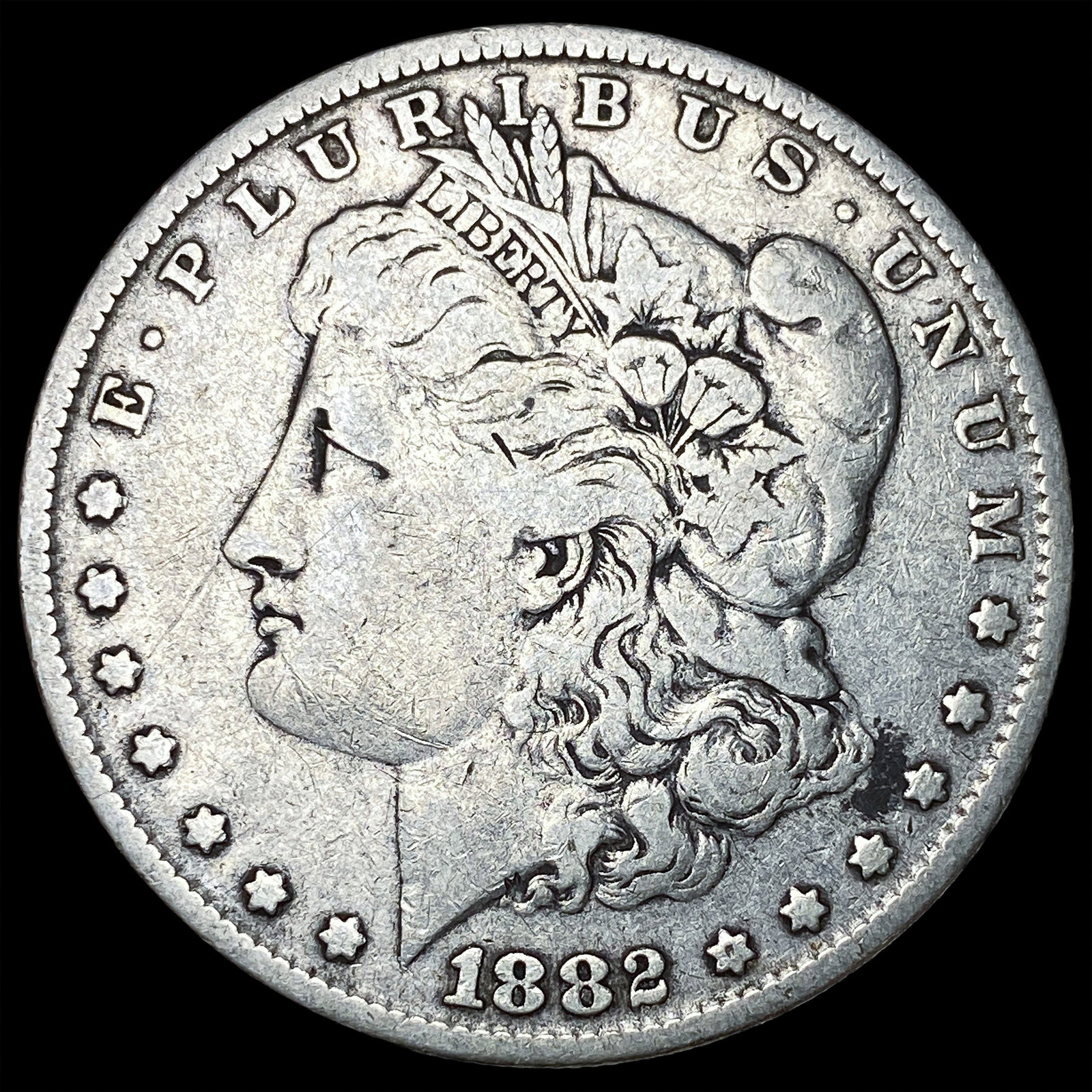 1882 Silver Morgan Dollar LIGHTLY CIRCULATED: 1882 Silver Morgan Dollar LIGHTLY CIRCULATED