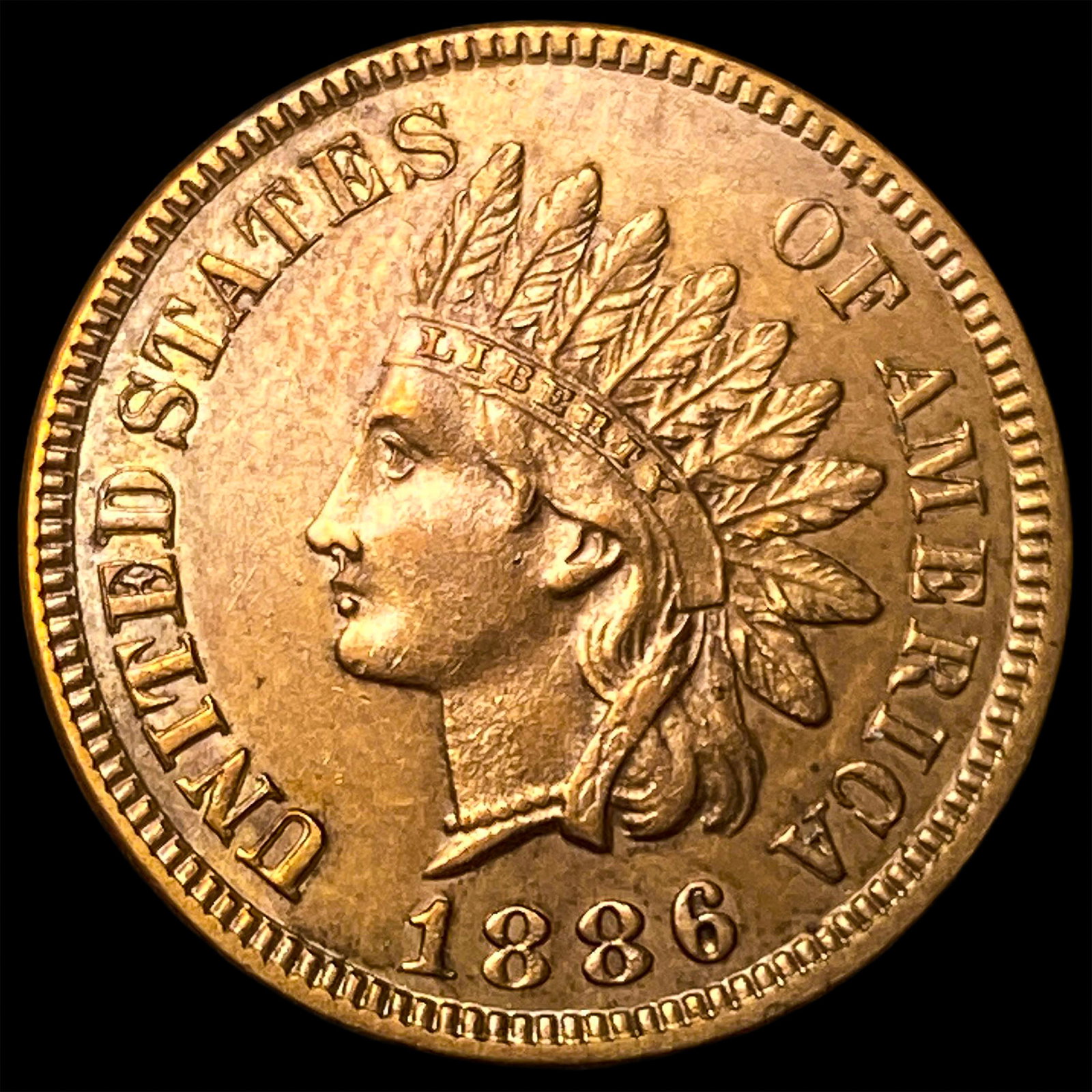1886 Indian Head Cent UNCIRCULATED: 1886 Indian Head Cent UNCIRCULATED