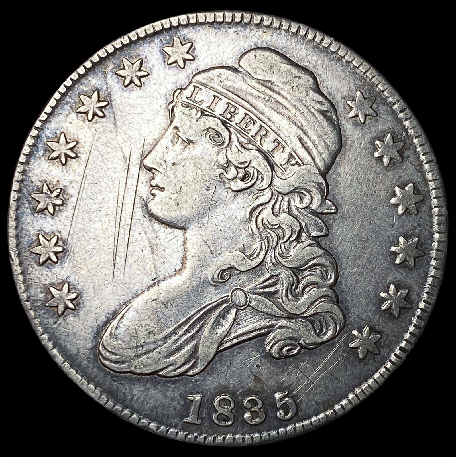 1835 Capped Bust Half Dollar HIGH GRADE: 1835 Capped Bust Half Dollar HIGH GRADE
