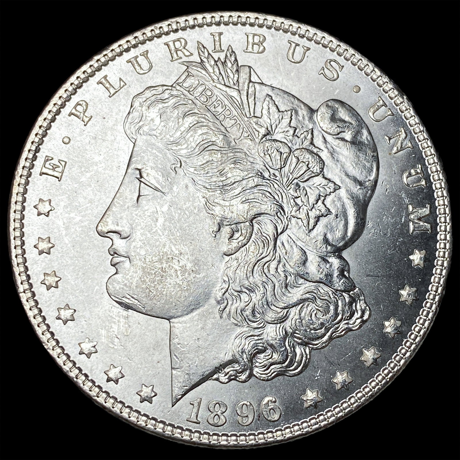 1896 Silver Morgan Dollar CHOICE BU: 1896 Silver Morgan Dollar CHOICE BU
