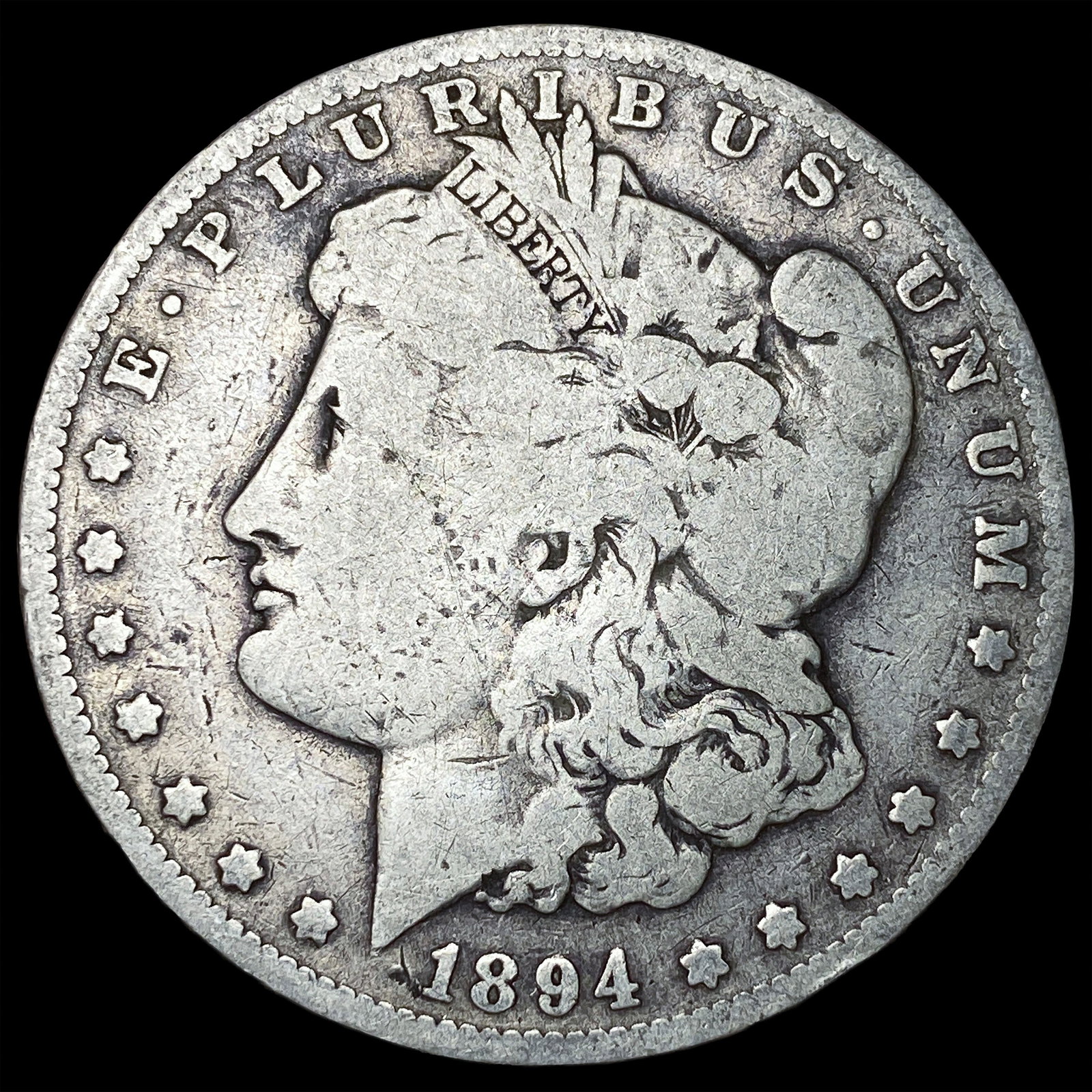 1894-O Silver Morgan Dollar NICELY CIRCULATED: 1894-O Silver Morgan Dollar NICELY CIRCULATED