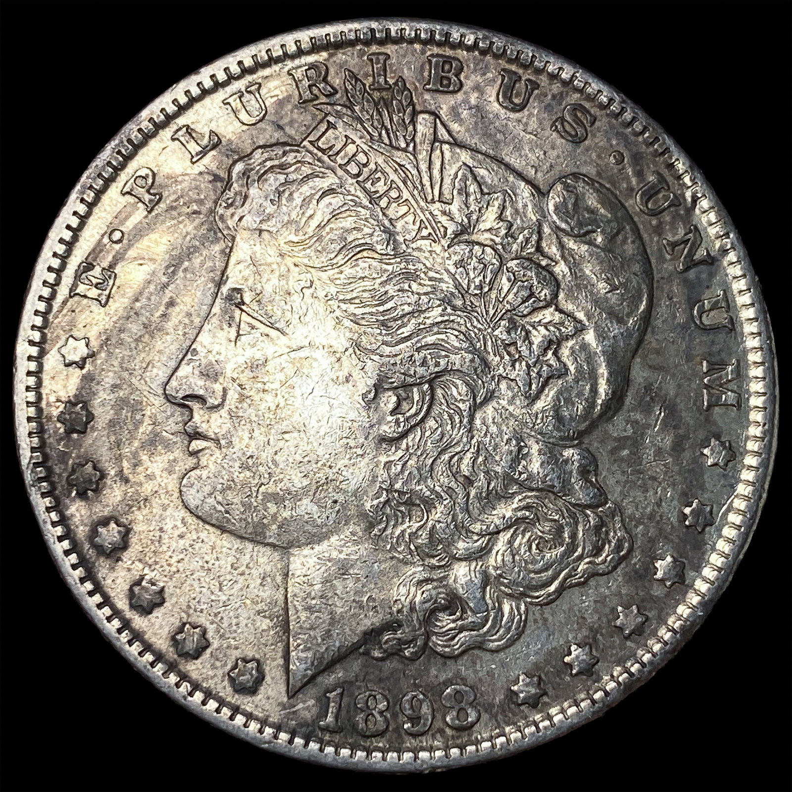 1898 Morgan Silver Dollar HIGH GRADE: 1898 Morgan Silver Dollar HIGH GRADE