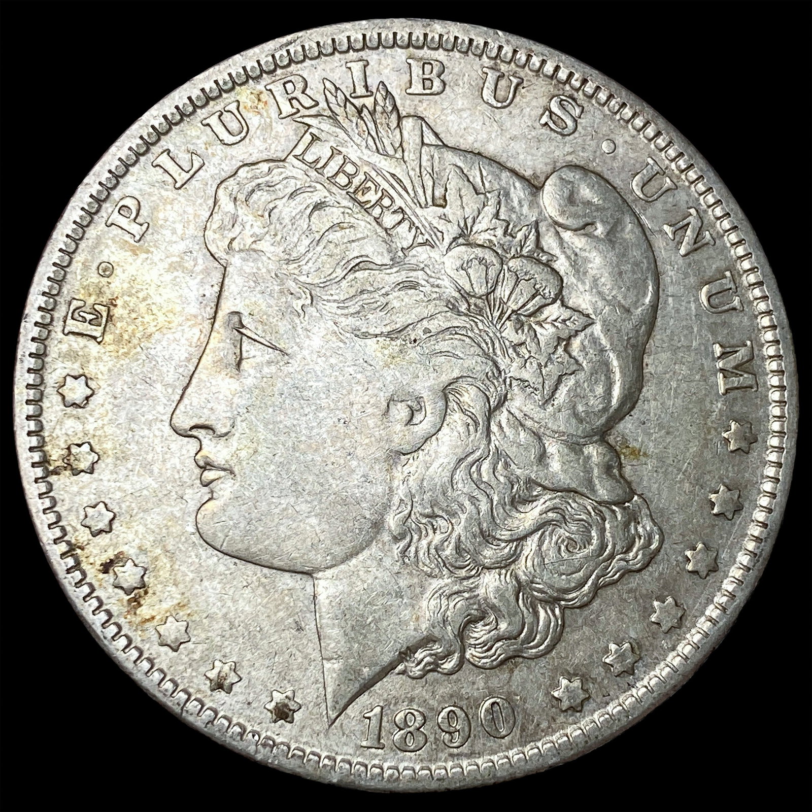 1890-O Silver Morgan Dollar NEARLY UNCIRCULATED (1 of 2)