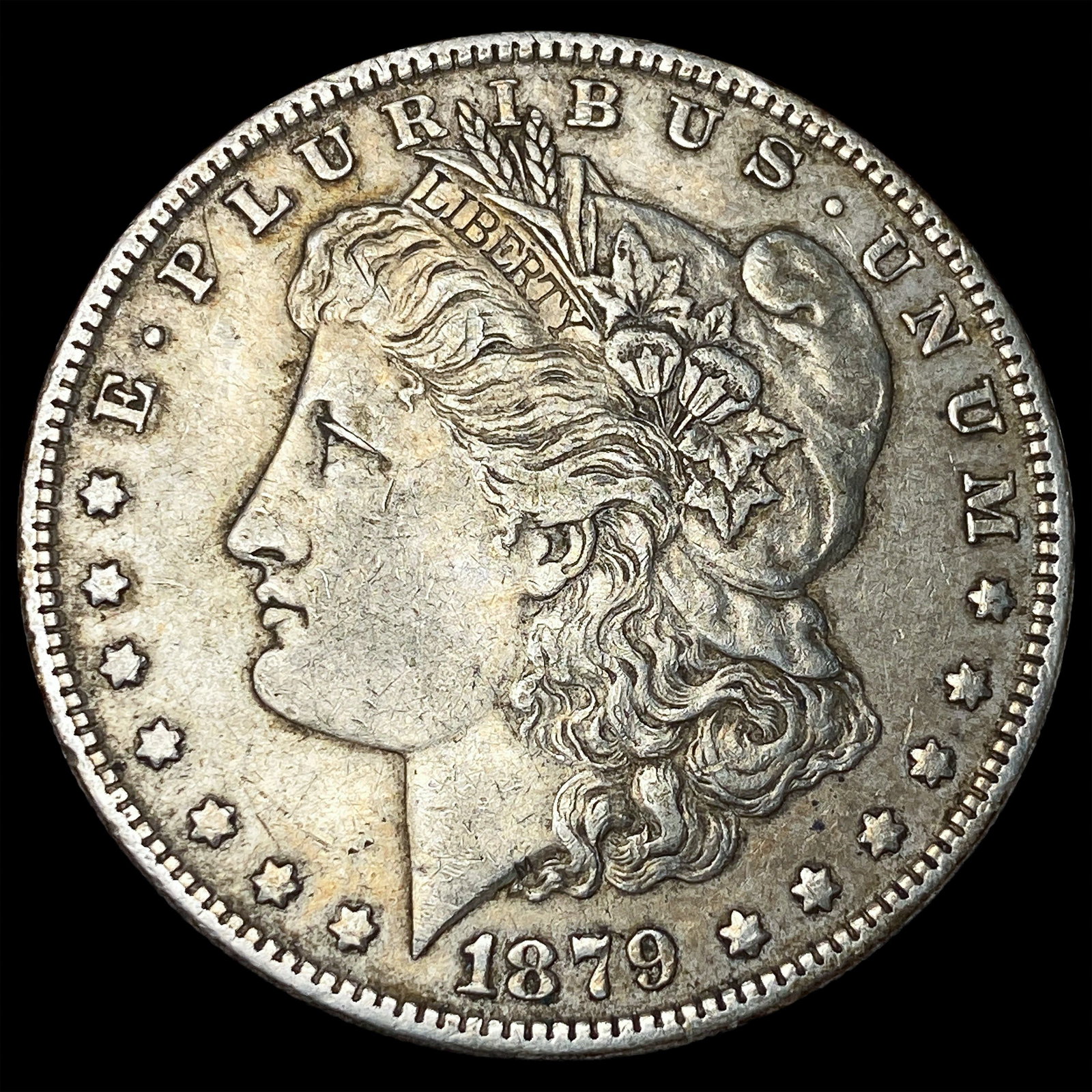 1879 Morgan Silver Dollar NEARLY UNCIRCULATED: 1879 Morgan Silver Dollar NEARLY UNCIRCULATED