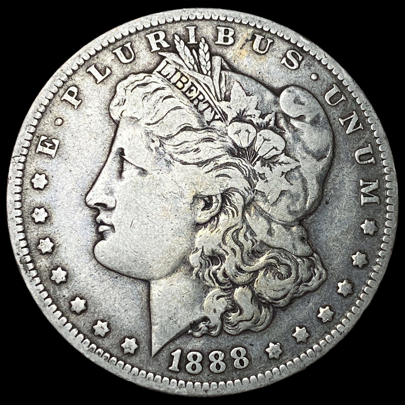 1888-O Silver Morgan Dollar LIGHTLY CIRCULATED (1 of 2)