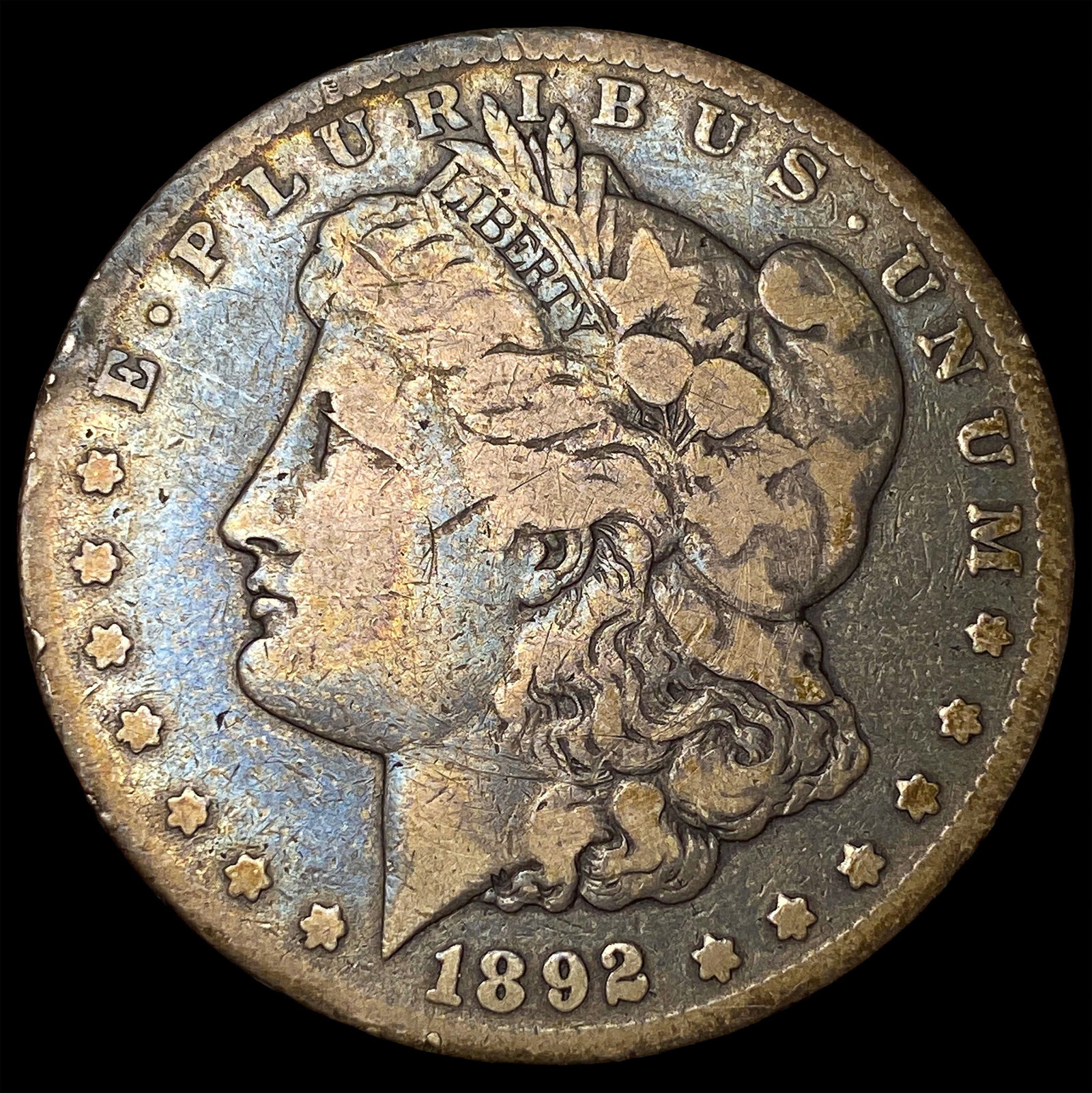 1892-S Silver Morgan Dollar NICELY CIRCULATED: 1892-S Silver Morgan Dollar NICELY CIRCULATED
