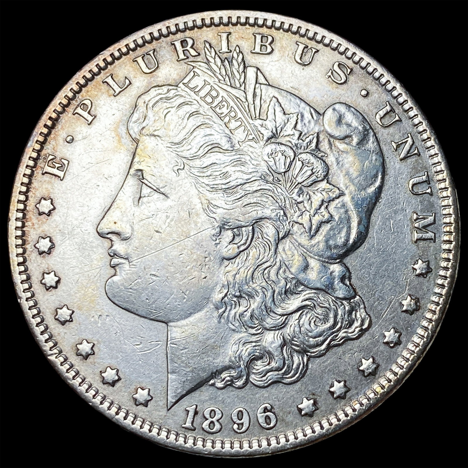 1896 Morgan Silver Dollar CLOSELY UNCIRCULATED: 1896 Morgan Silver Dollar CLOSELY UNCIRCULATED