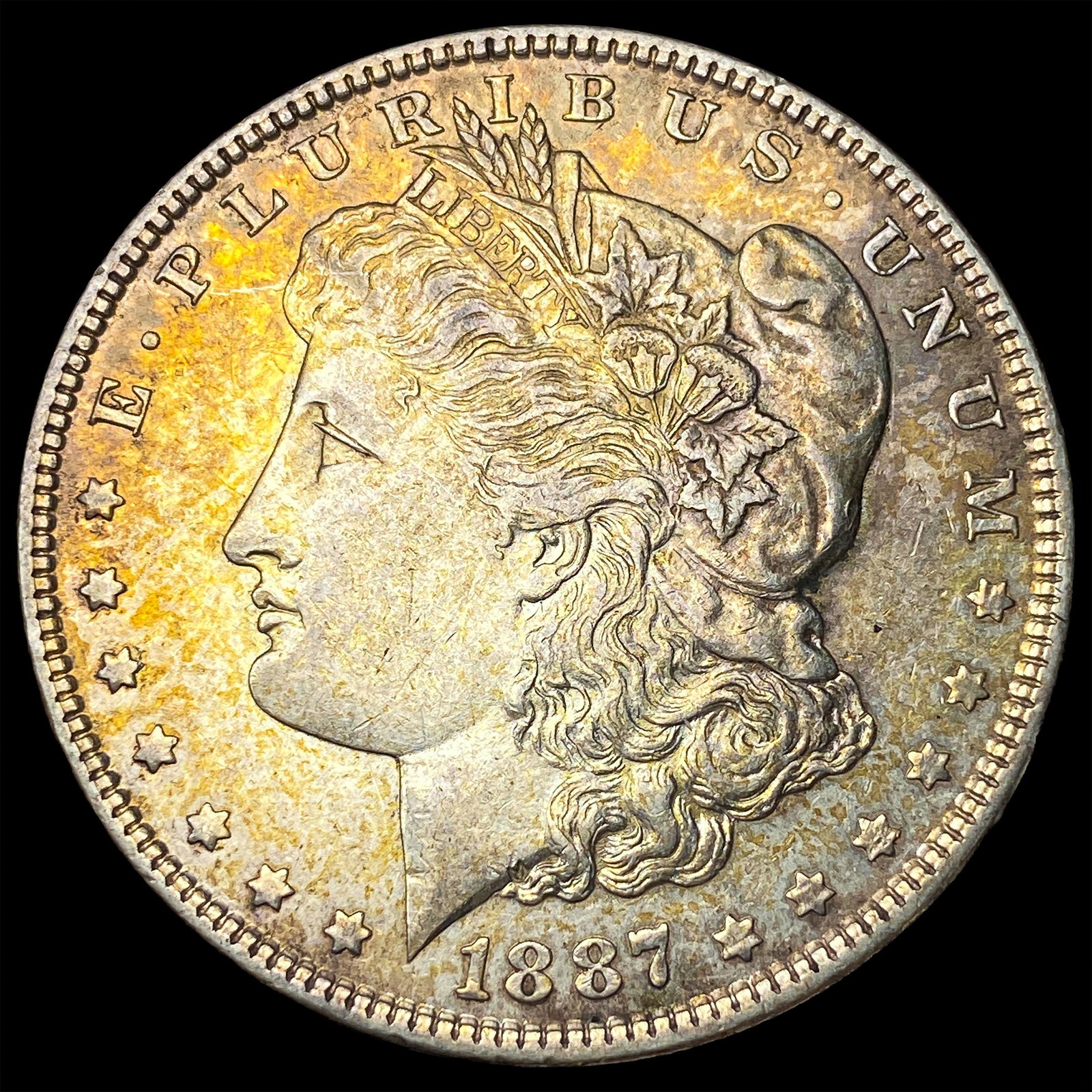 1887 Morgan Silver Dollar NEARLY UNCIRCULATED: 1887 Morgan Silver Dollar NEARLY UNCIRCULATED
