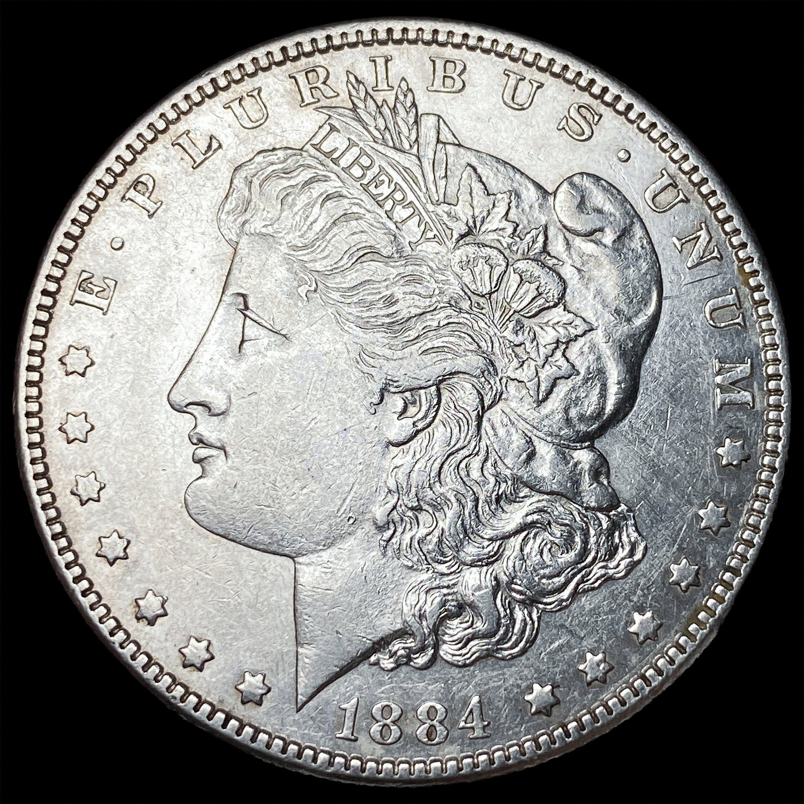 1884 Morgan Silver Dollar CLOSELY UNCIRCULATED: 1884 Morgan Silver Dollar CLOSELY UNCIRCULATED