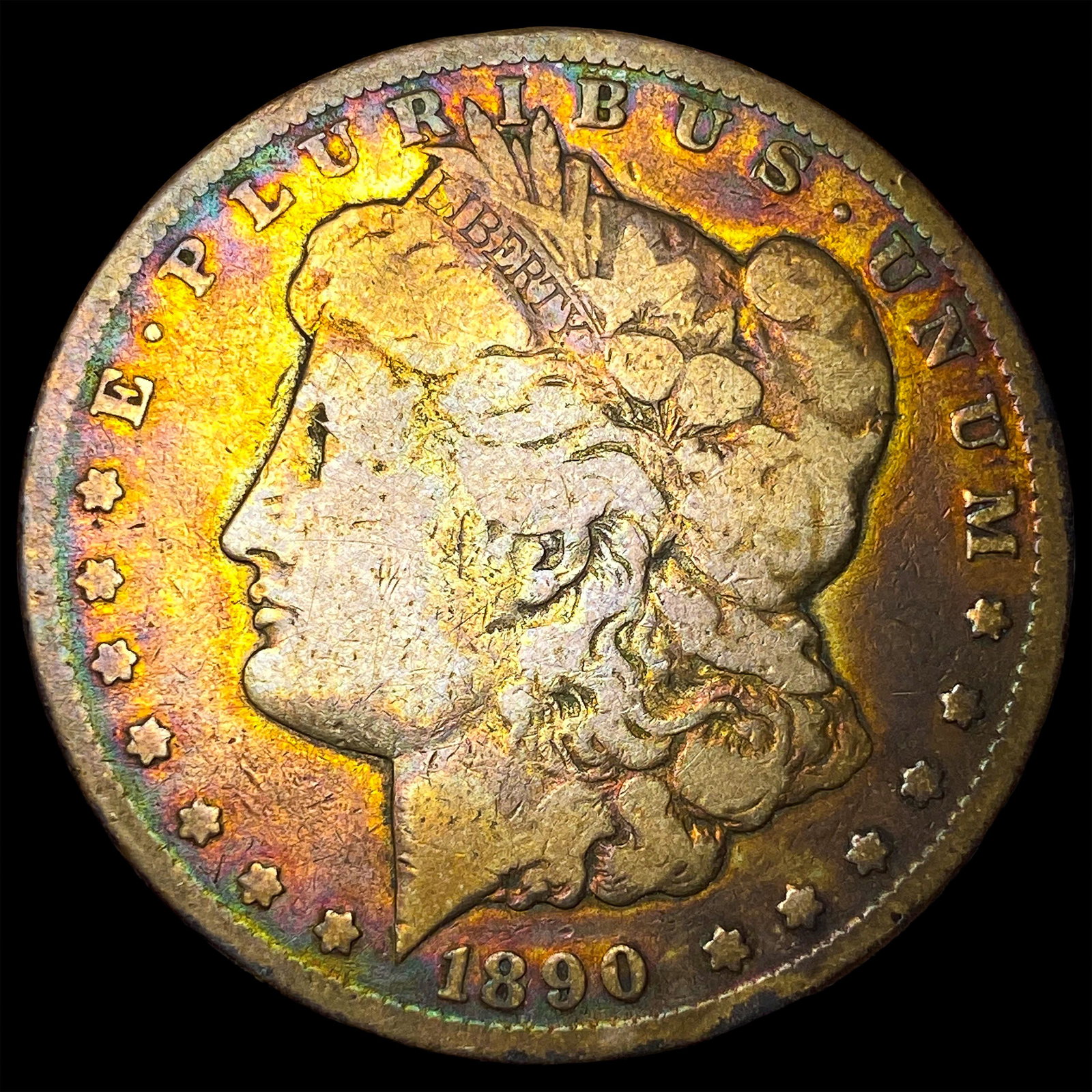 1890-CC Silver Morgan Dollar NICELY CIRCULATED: 1890-CC Silver Morgan Dollar NICELY CIRCULATED