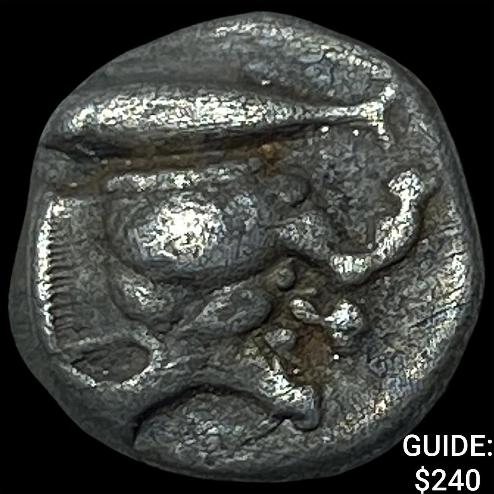 Greek Mysia, Kyzikos 525-475 BC Silver Diobol (1 of 2)
