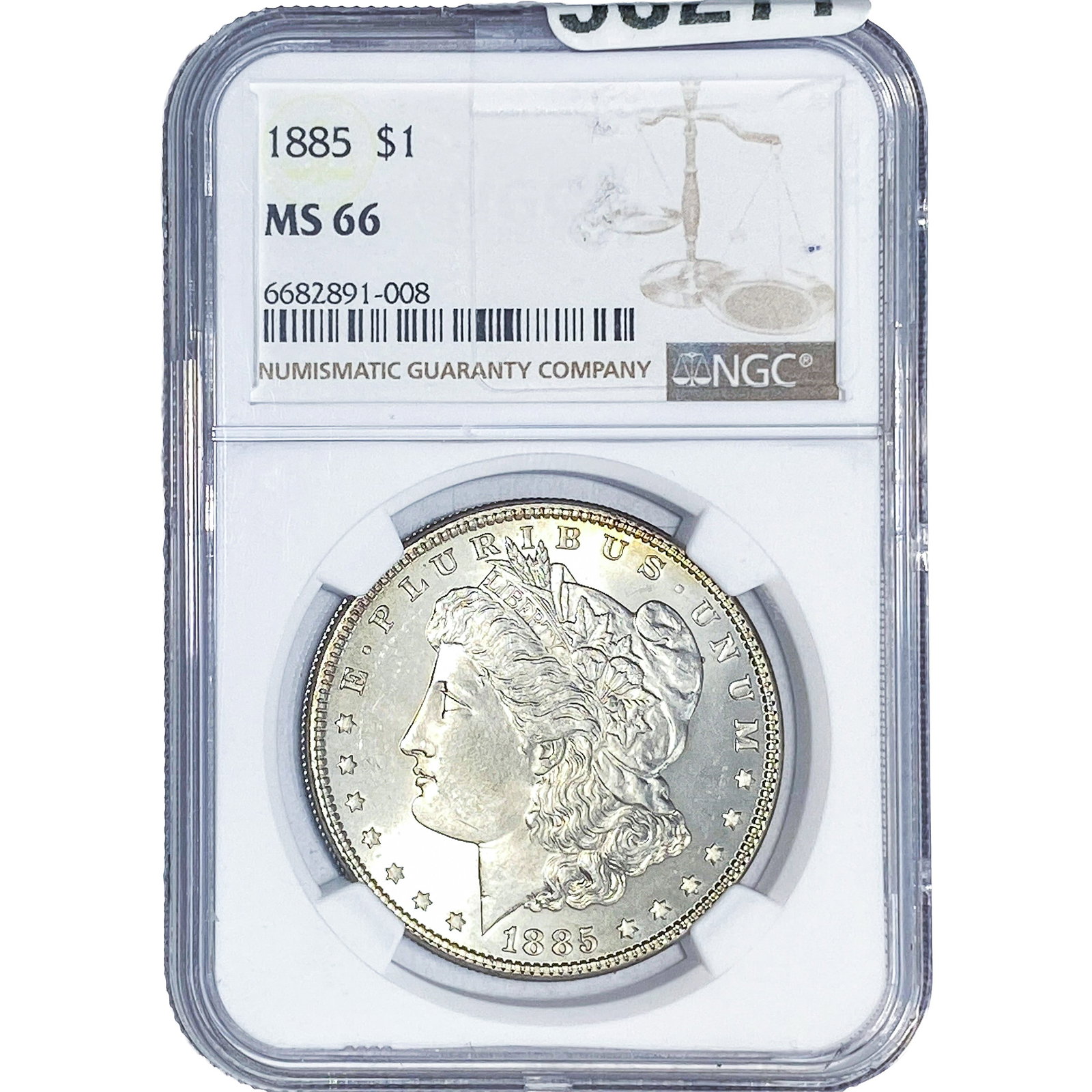 1885 Morgan Silver Dollar NGC MS66 (1 of 2)