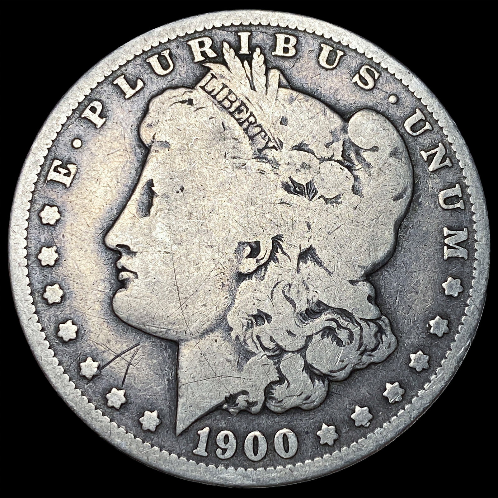 1900-O Silver Morgan Dollar NEARLY UNCIRCULATED: 1900-O Silver Morgan Dollar NEARLY UNCIRCULATED