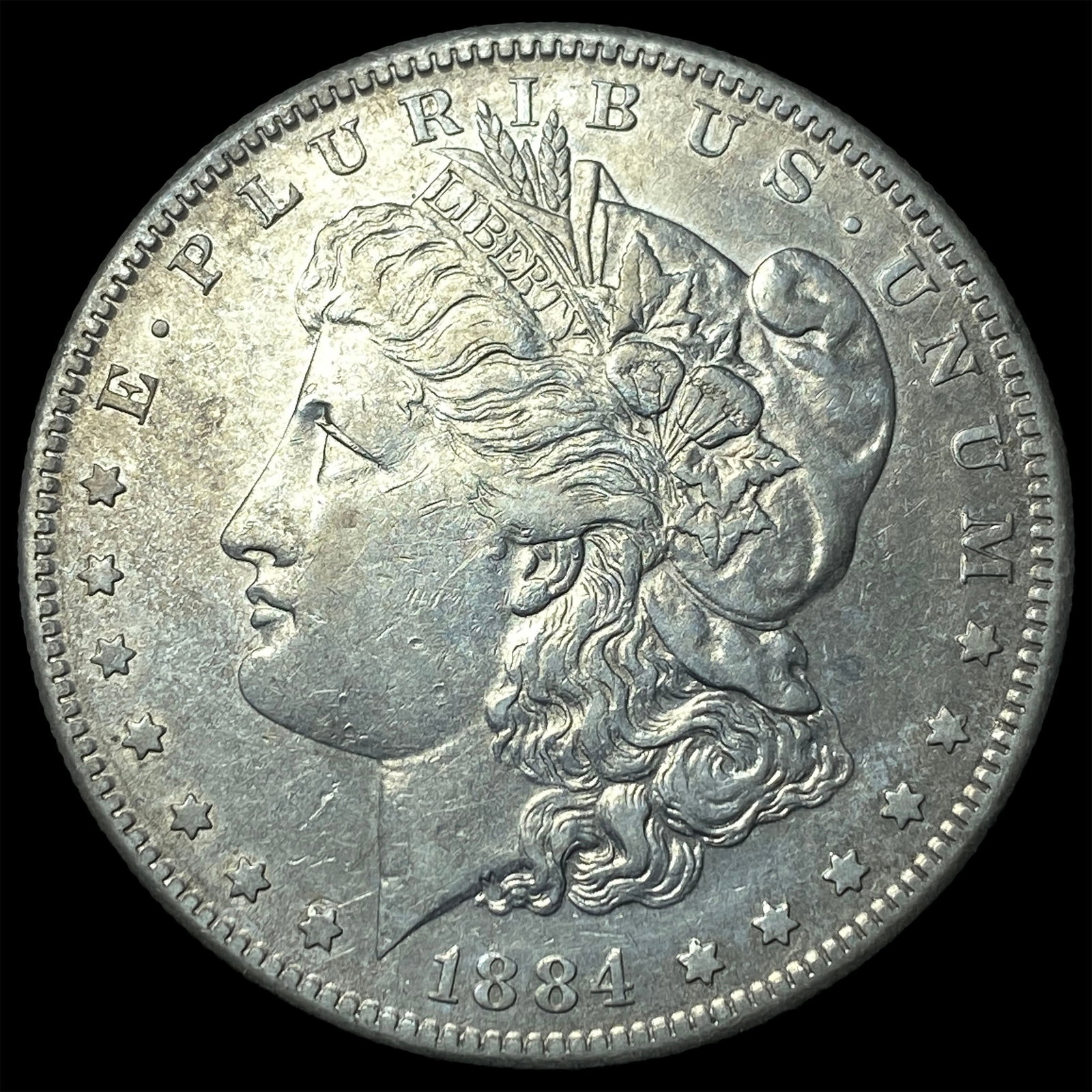 1884-S Silver Morgan Dollar CLOSELY UNCIRCULATED (1 of 2)