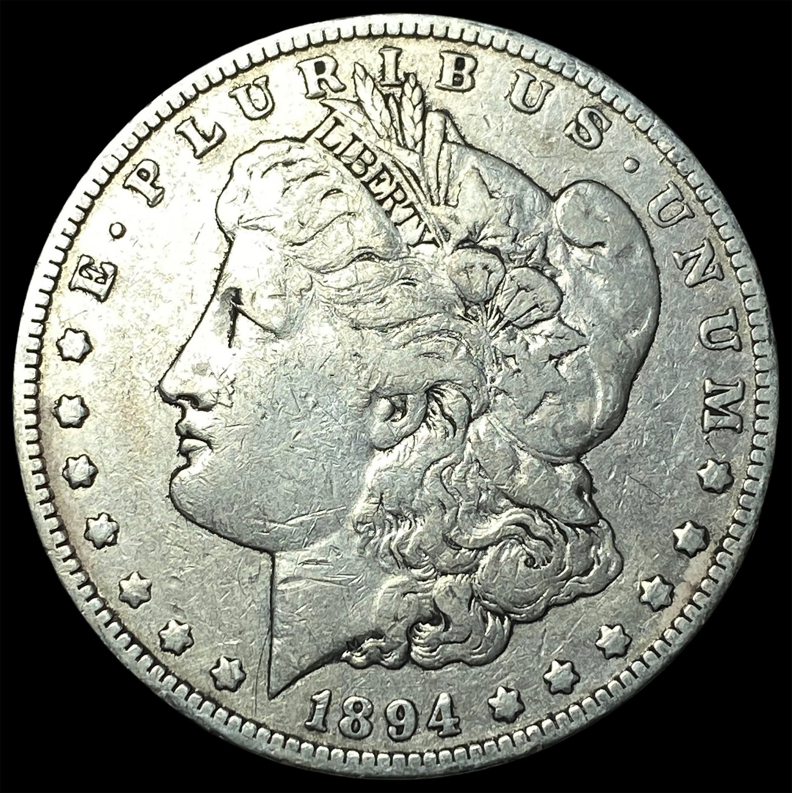 1894-O Silver Morgan Dollar LIGHTLY CIRCULATED: 1894-O Silver Morgan Dollar LIGHTLY CIRCULATED