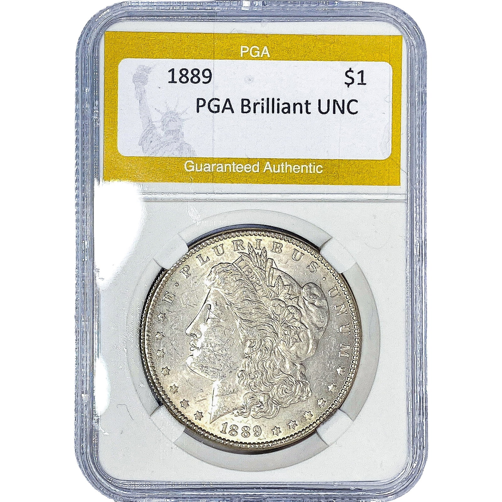 1889 Morgan Silver Dollar PGA Brilliant UNC (1 of 2)
