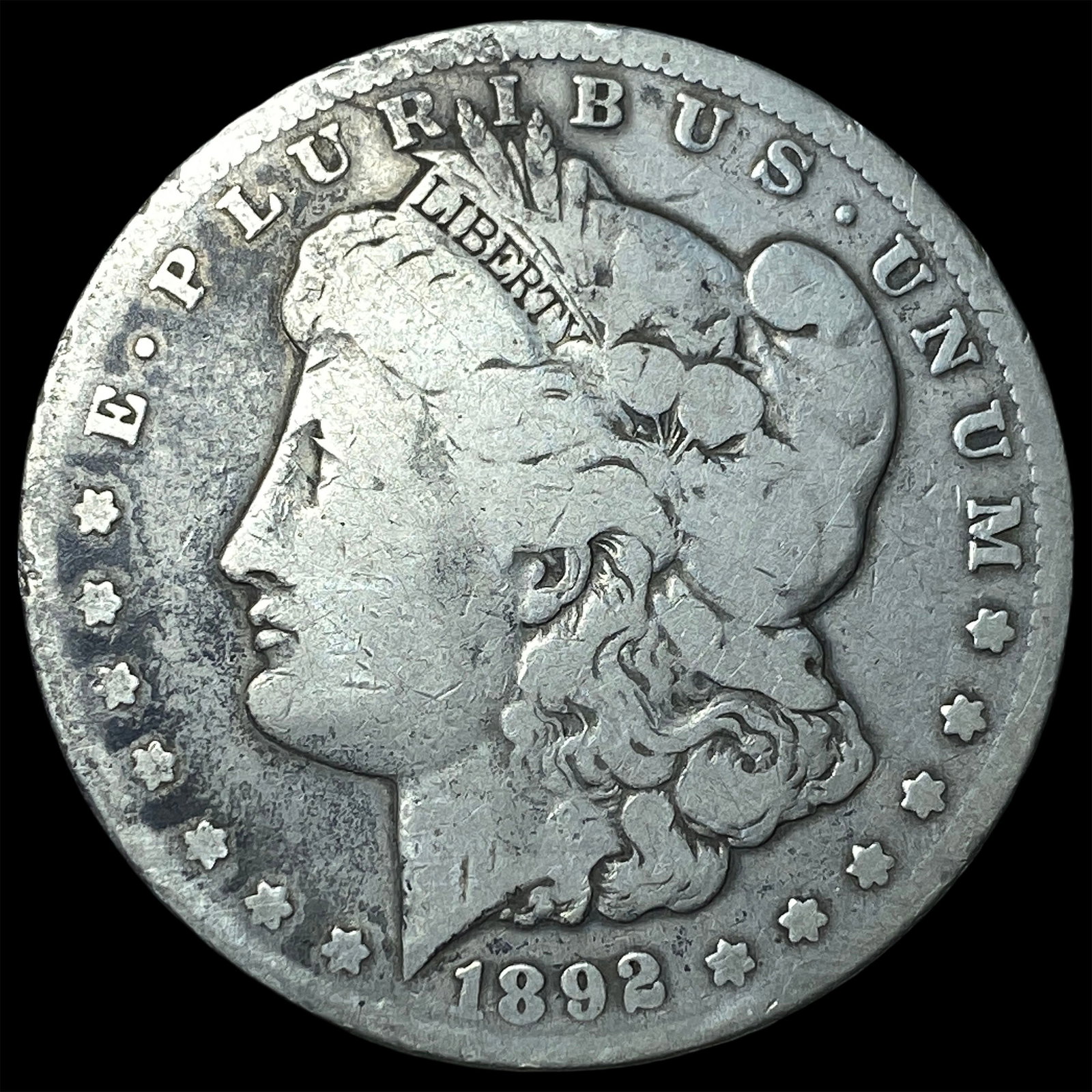 1892-CC Morgan Silver Dollar NICELY CIRCULATED (1 of 2)