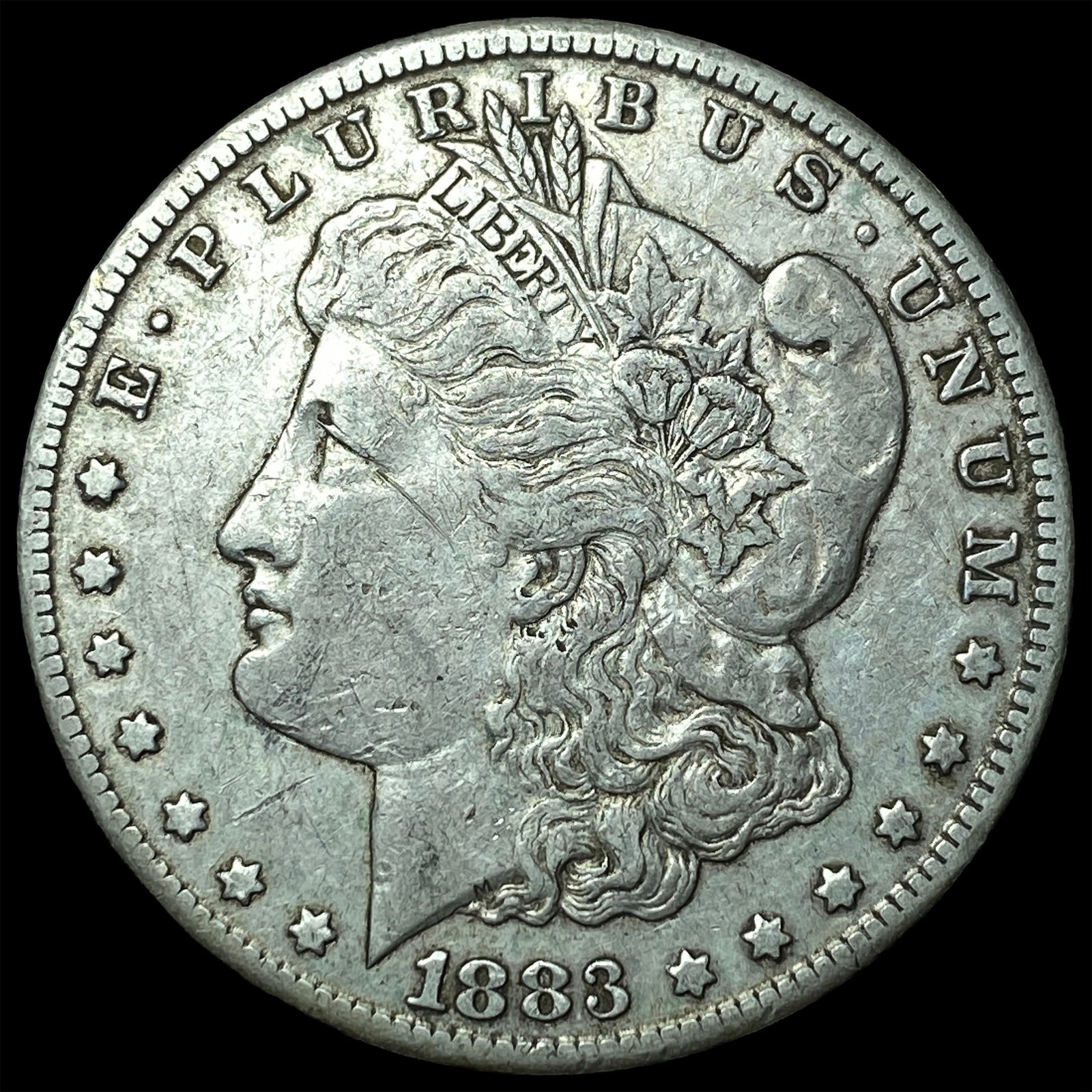 1883-CC Silver Morgan Dollar NEARLY UNCIRCULATED: 1883-CC Silver Morgan Dollar NEARLY UNCIRCULATED