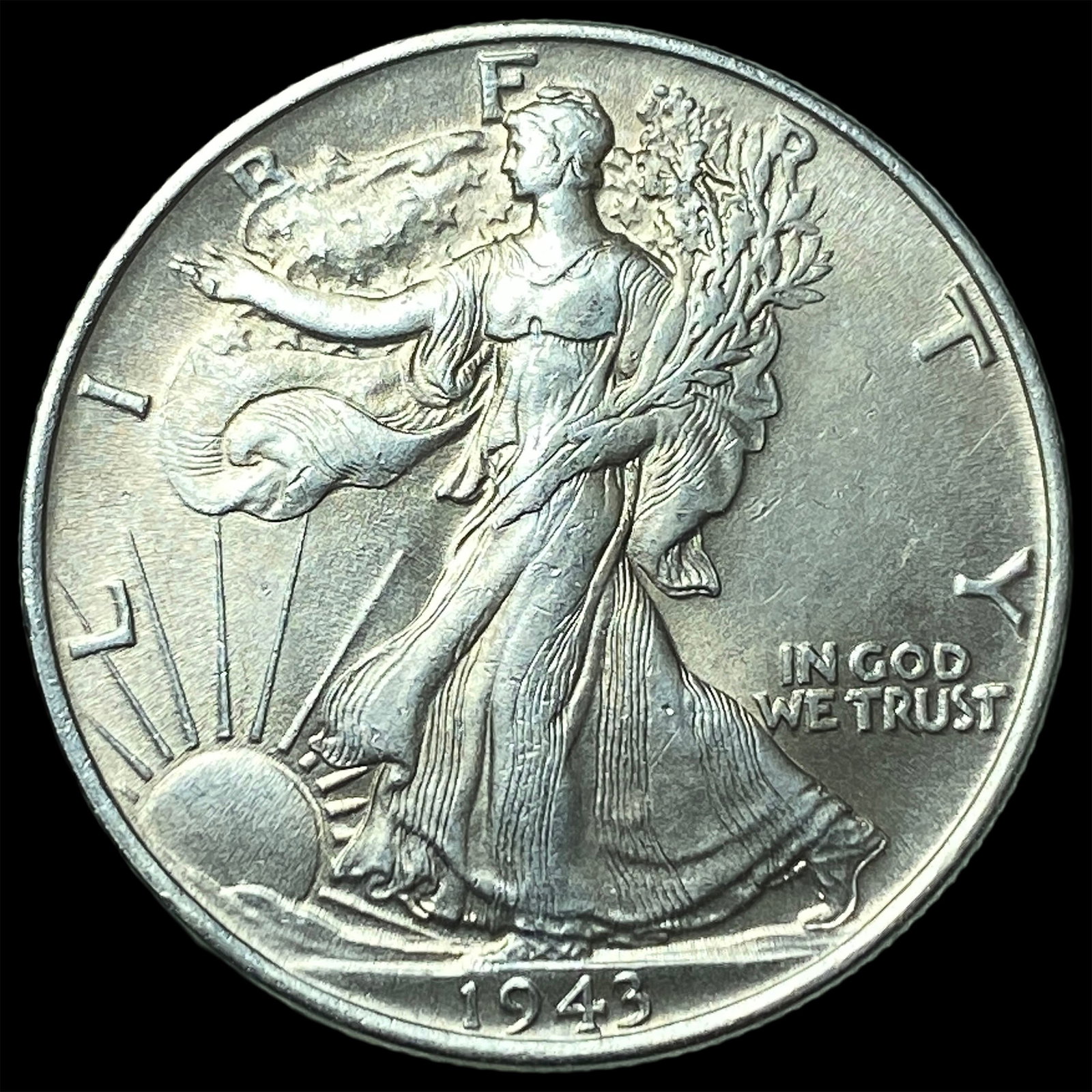 1943 Walking Liberty Half Dollar CHOICE AU: 1943 Walking Liberty Half Dollar CHOICE AU