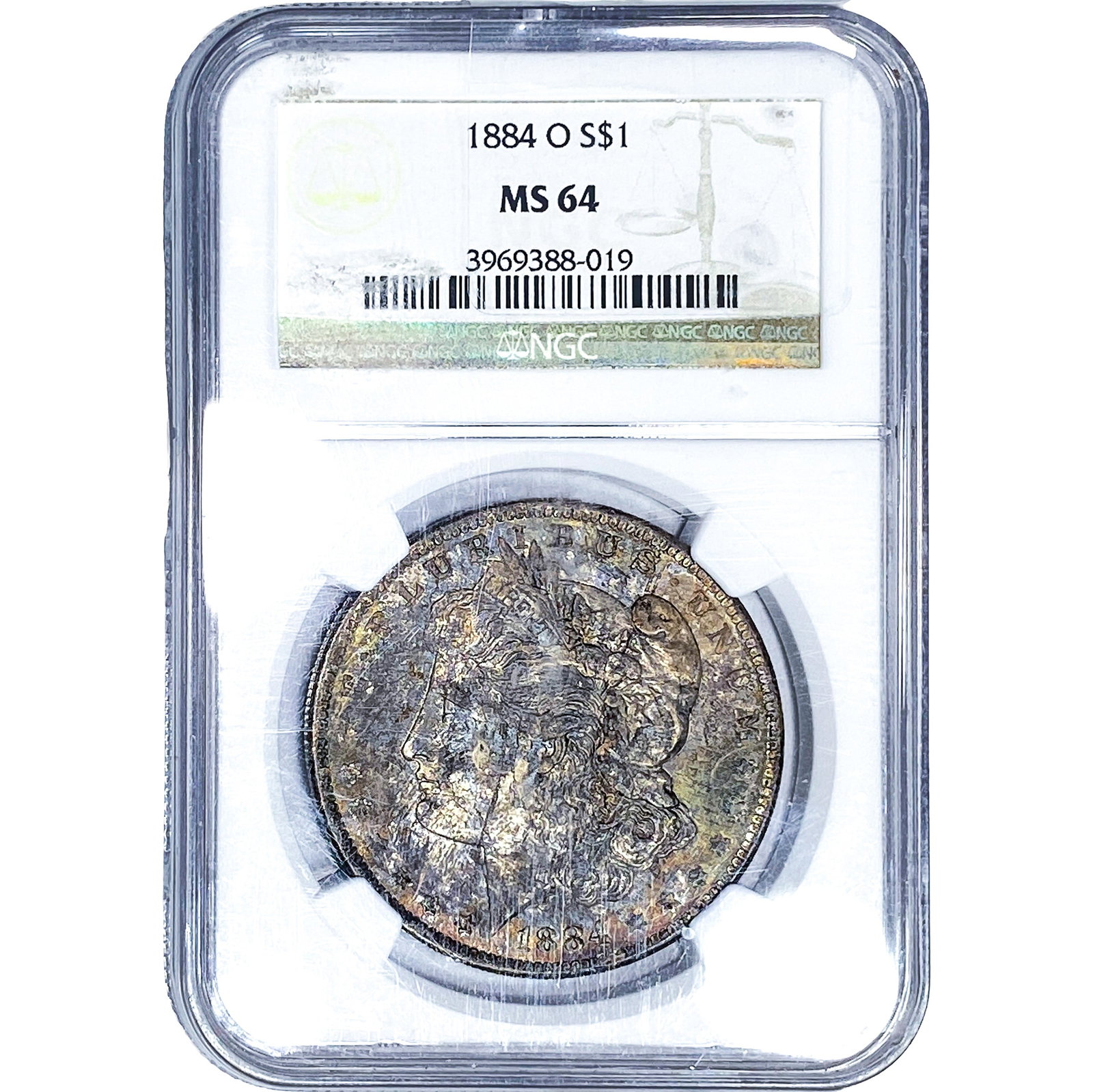 1884-O Morgan Silver Dollar NGC MS64 (1 of 2)