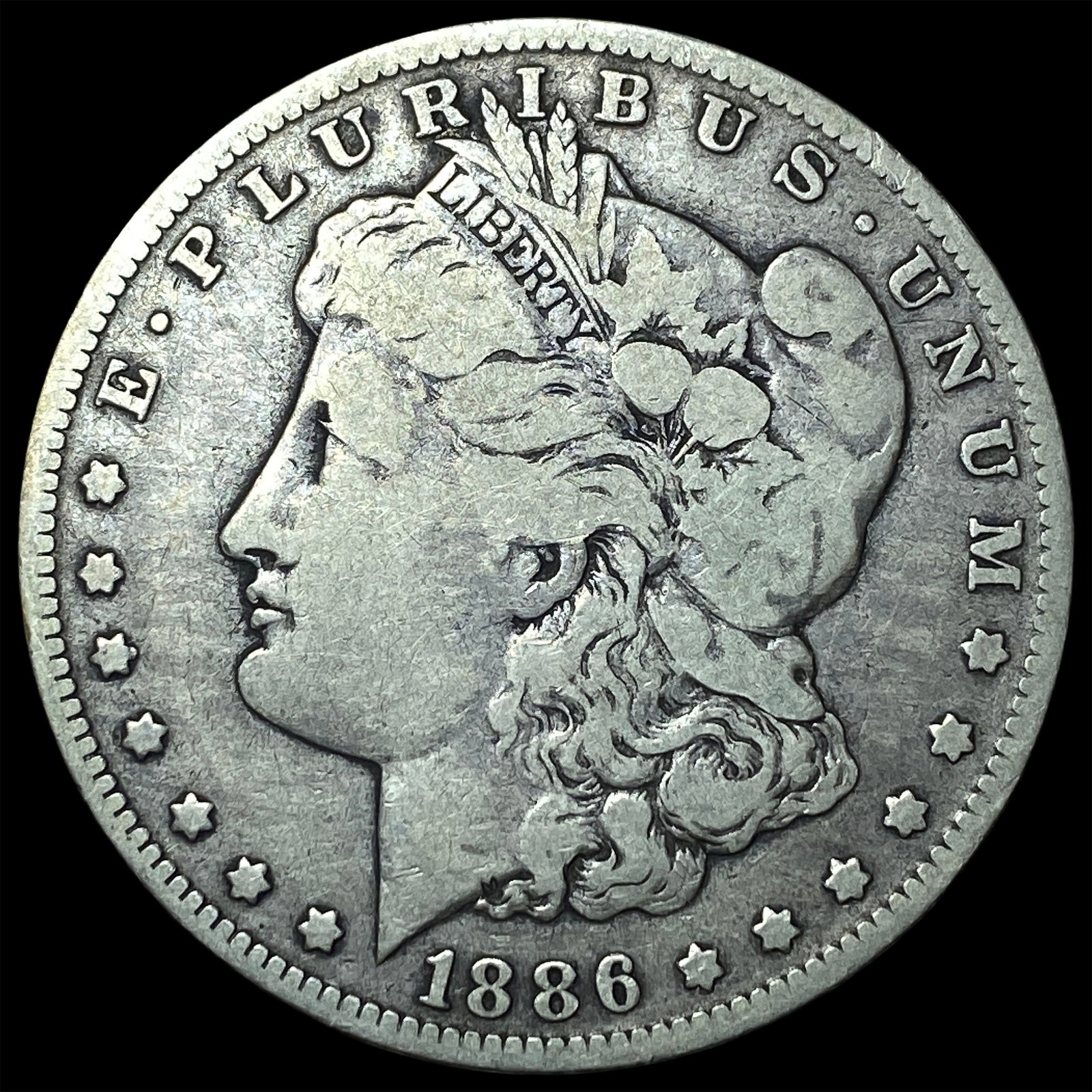 1886-O Silver Morgan Dollar NICELY CIRCULATED: 1886-O Silver Morgan Dollar NICELY CIRCULATED
