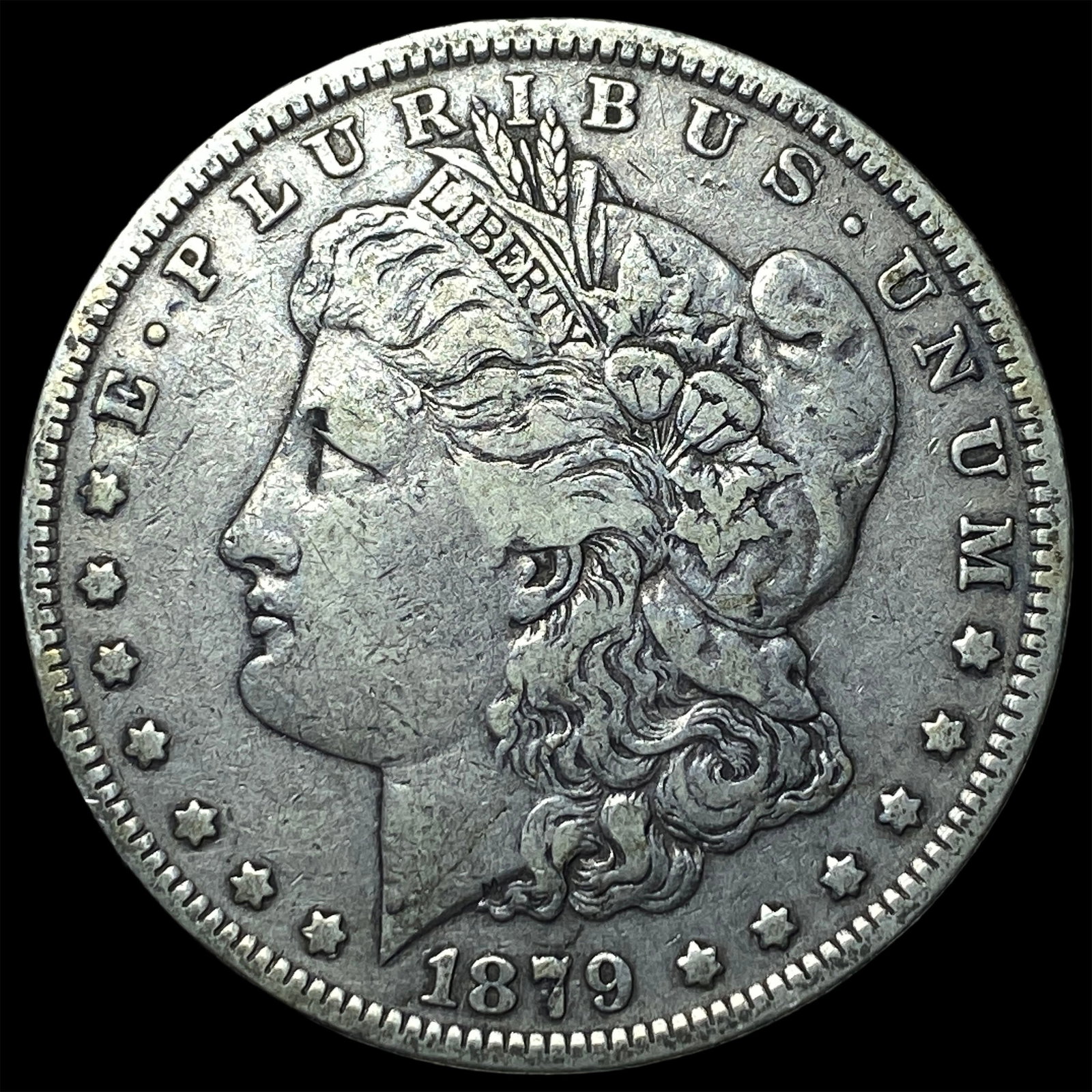 1879 Silver Morgan Dollar LIGHTLY CIRCULATED: 1879 Silver Morgan Dollar LIGHTLY CIRCULATED