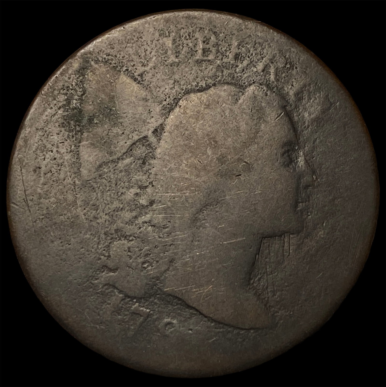 1798 Draped Bust Large Cent NICELY CIRCULATED: 1798 Draped Bust Large Cent NICELY CIRCULATED