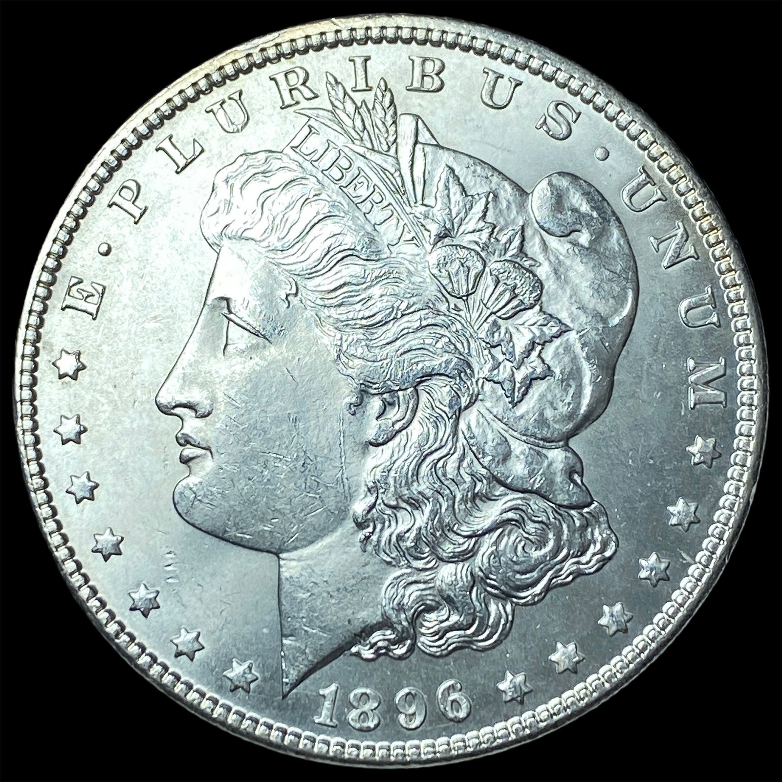 1896 Silver Morgan Dollar CHOICE BU: 1896 Silver Morgan Dollar CHOICE BU