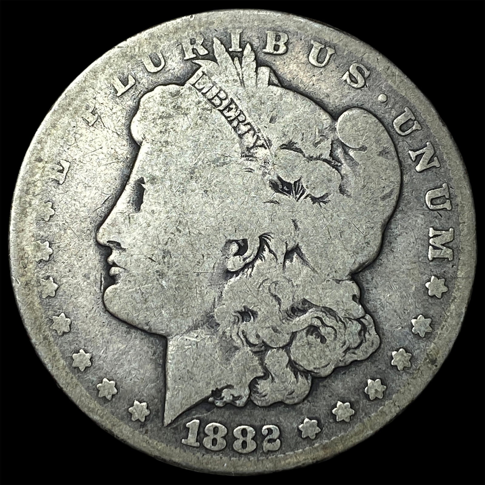1882-CC Silver Morgan Dollar NICELY CIRCULATED: 1882-CC Silver Morgan Dollar NICELY CIRCULATED