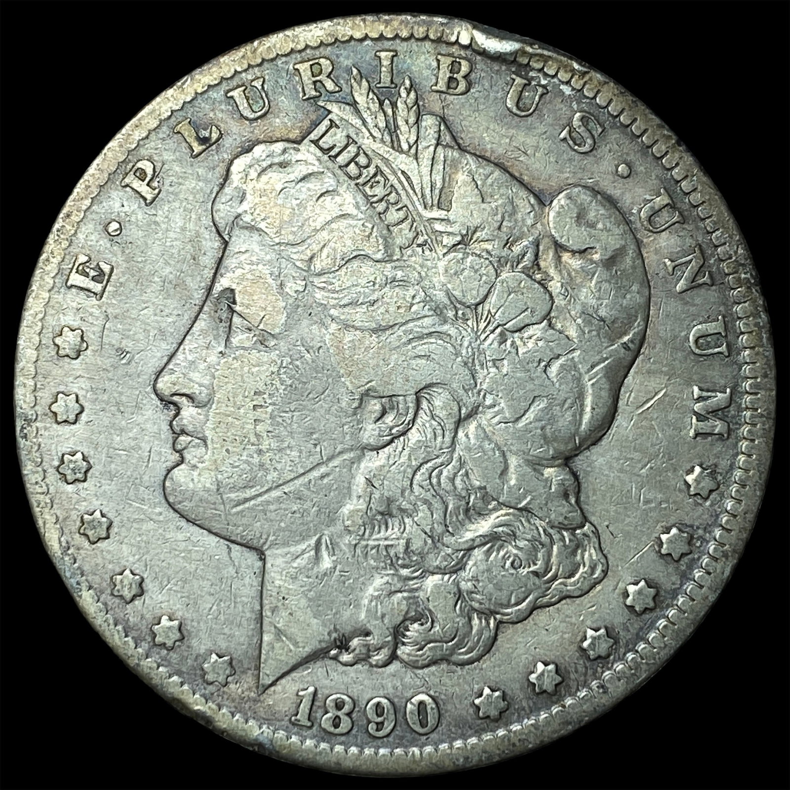 1890-CC Silver Morgan Dollar NICELY CIRCULATED: 1890-CC Silver Morgan Dollar NICELY CIRCULATED