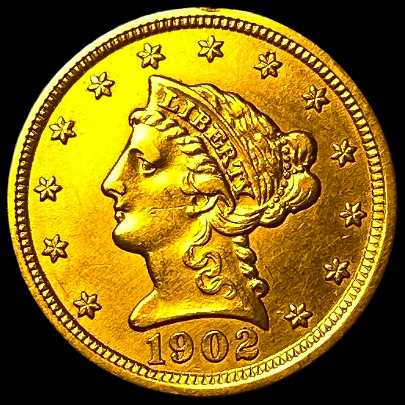 1902 Liberty Head Gold Quarter Eagle $2.50 HIGH GRADE (1 of 2)