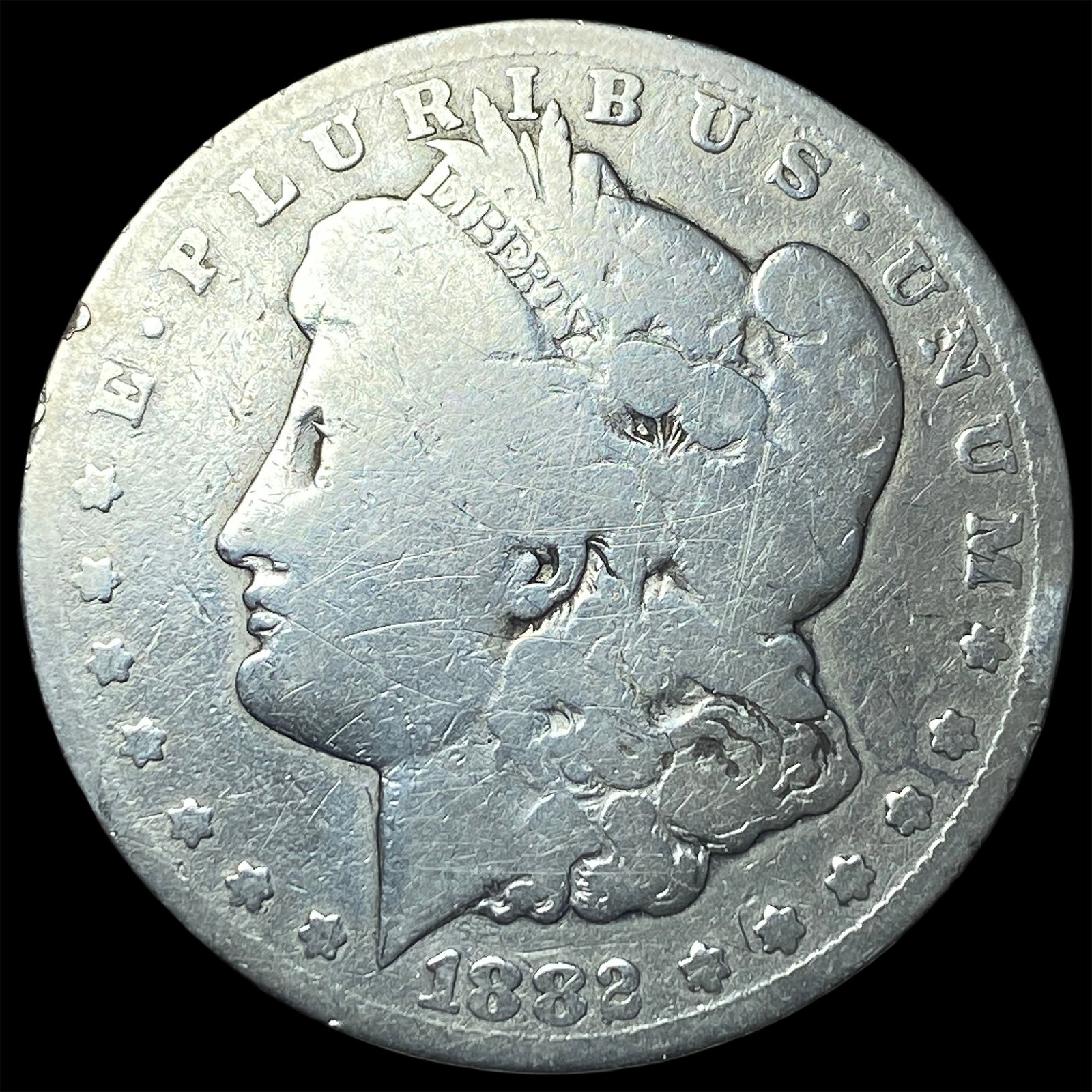 1882-CC Silver Morgan Dollar NICELY CIRCULATED: 1882-CC Silver Morgan Dollar NICELY CIRCULATED