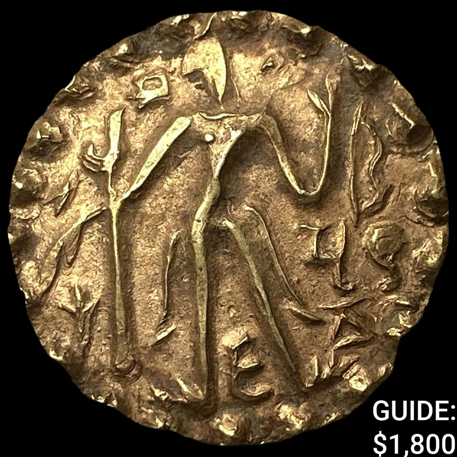 7th-8th Cent. India Prithubhata Gold Stater (1 of 2)