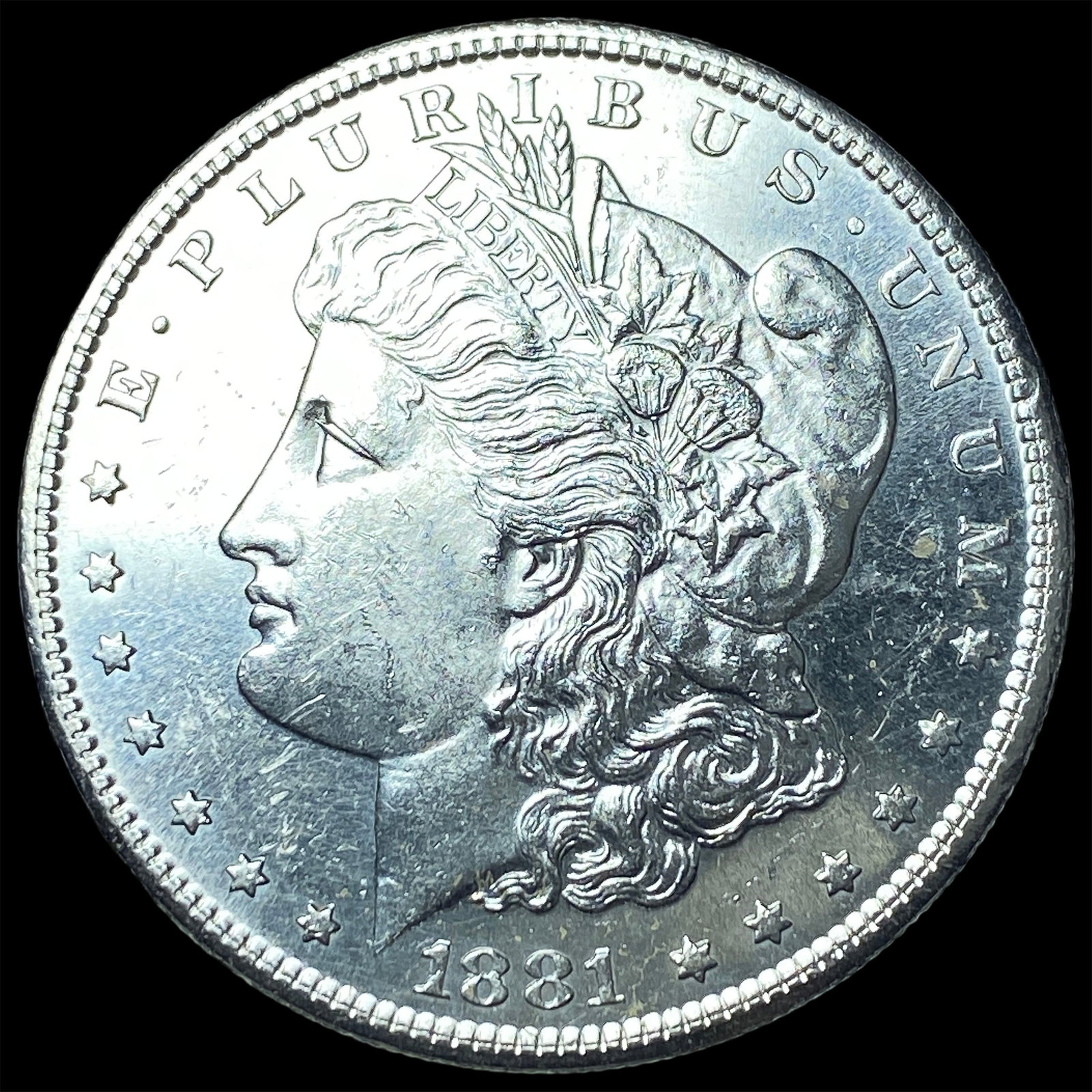 1881-S Silver Morgan Dollar UNCIRCULATED: 1881-S Silver Morgan Dollar UNCIRCULATED