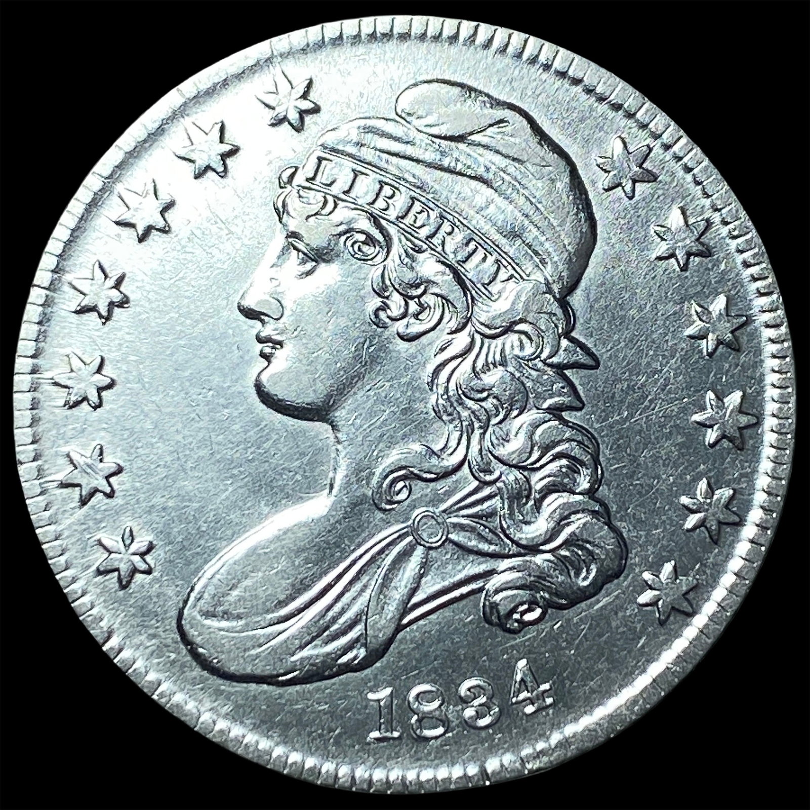 1834 Capped Bust Half Dollar UNCIRCULATED (1 of 2)