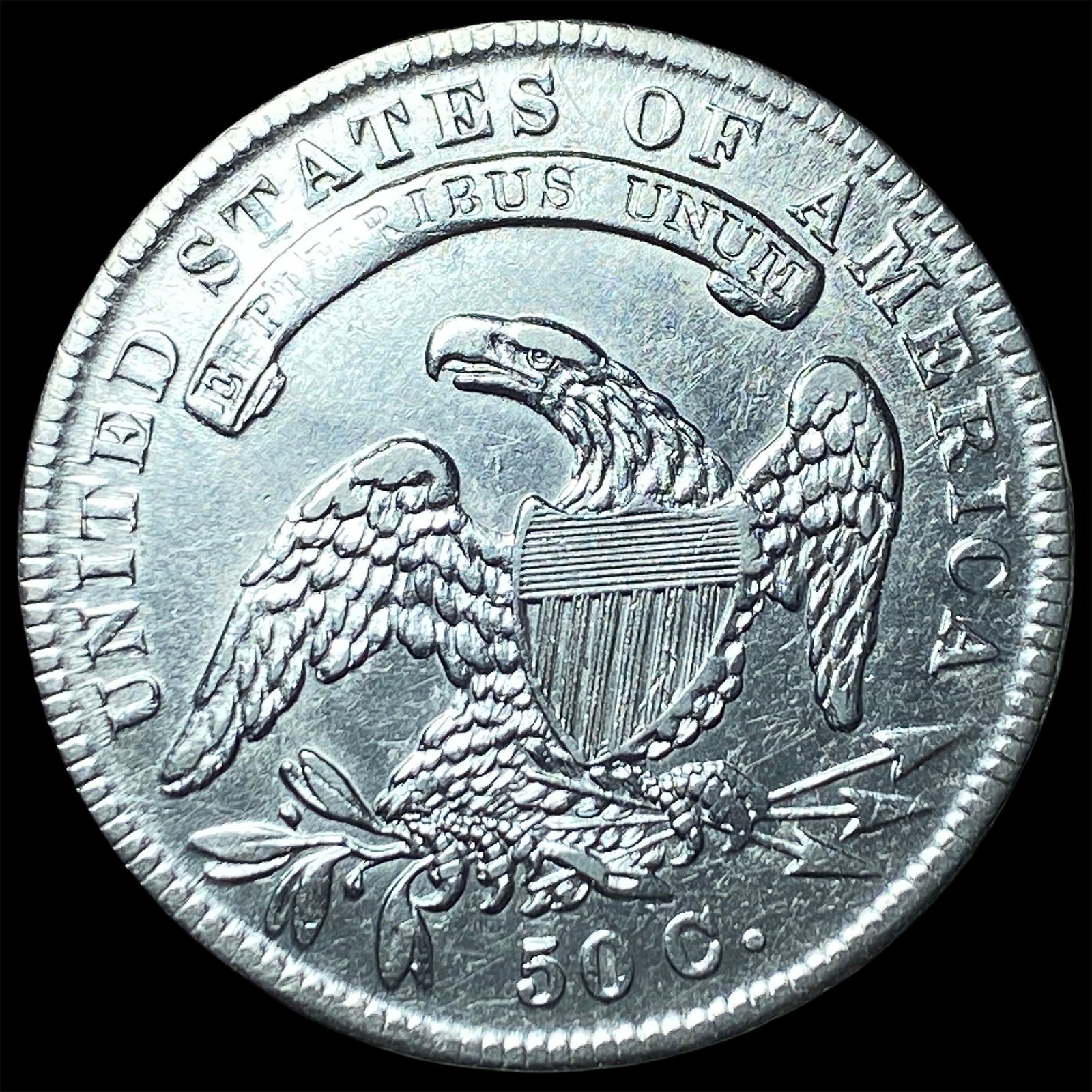1834 Capped Bust Half Dollar UNCIRCULATED - 2