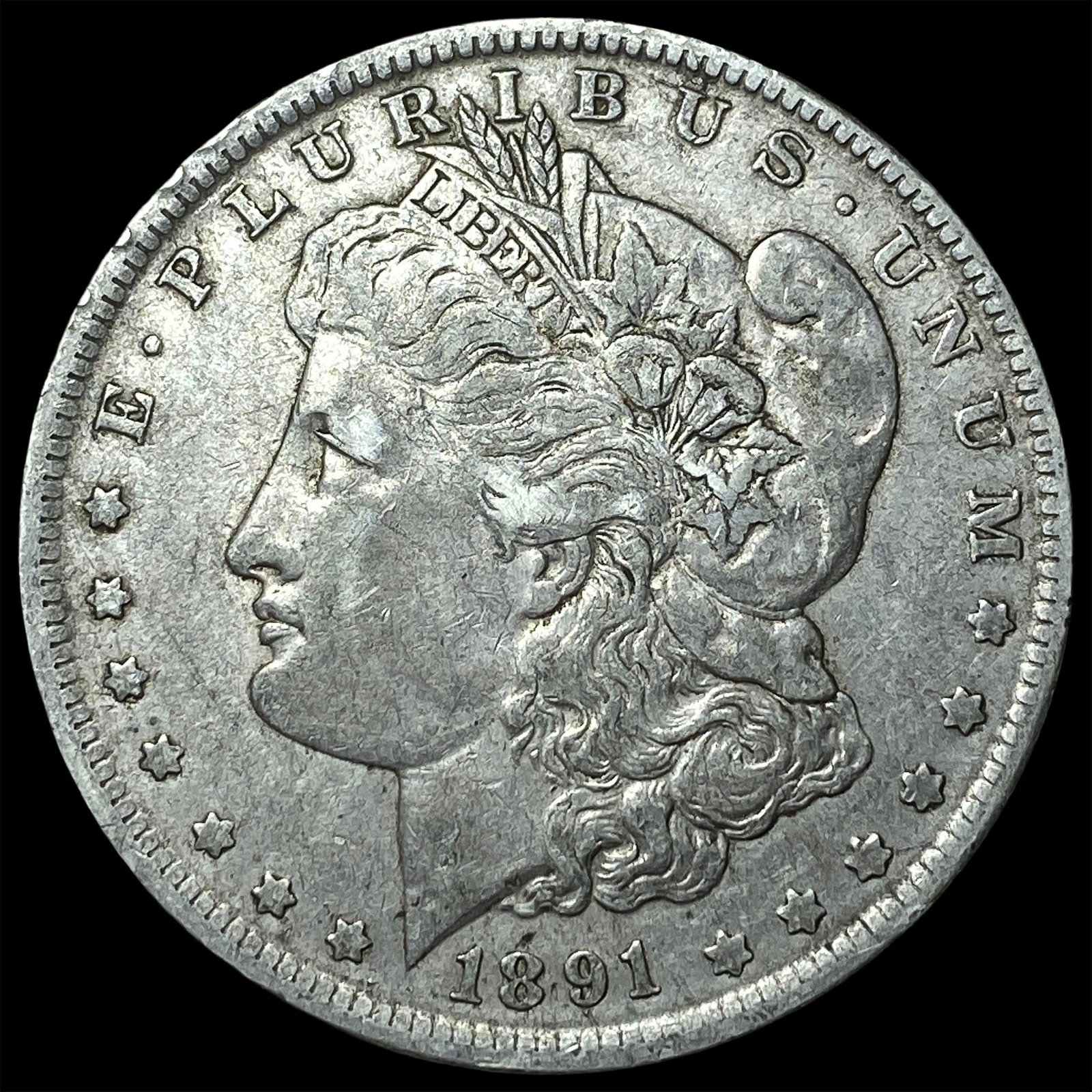 1891-O Silver Morgan Dollar NEARLY UNCIRCULATED: 1891-O Silver Morgan Dollar NEARLY UNCIRCULATED