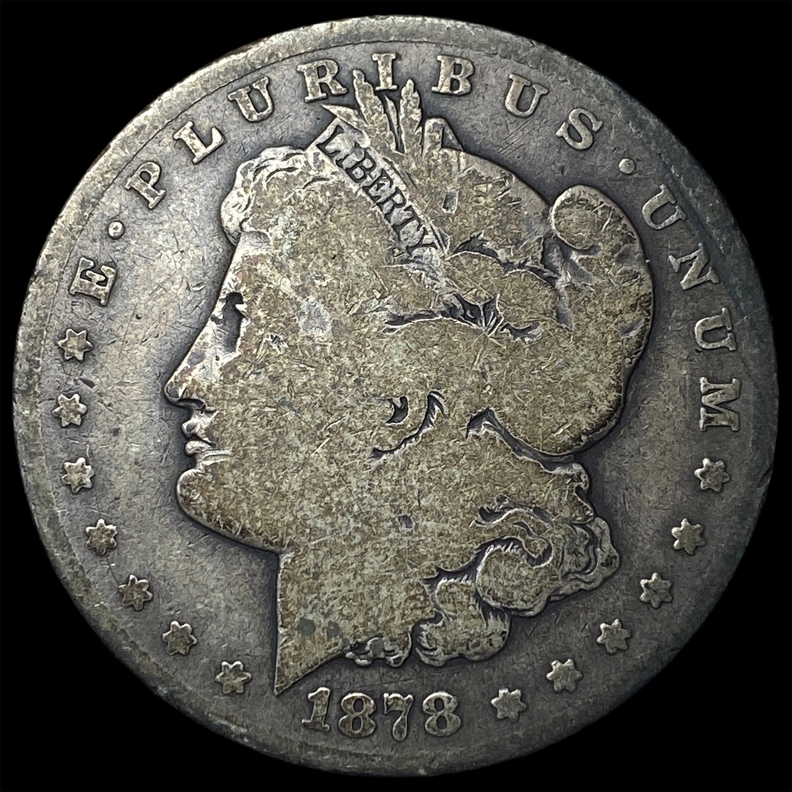 1878-S Silver Morgan Dollar NICELY CIRCULATED: 1878-S Silver Morgan Dollar NICELY CIRCULATED