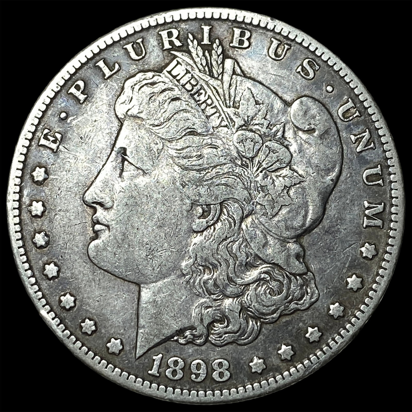 1898-S Silver Morgan Dollar CLOSELY UNCIRCULATED: 1898-S Silver Morgan Dollar CLOSELY UNCIRCULATED