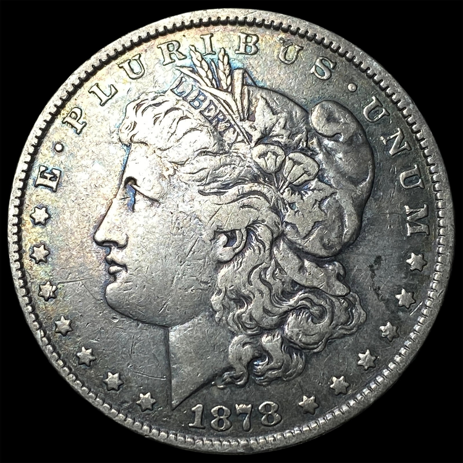 1878-S Silver Morgan Dollar NEARLY UNCIRCULATED (1 of 2)