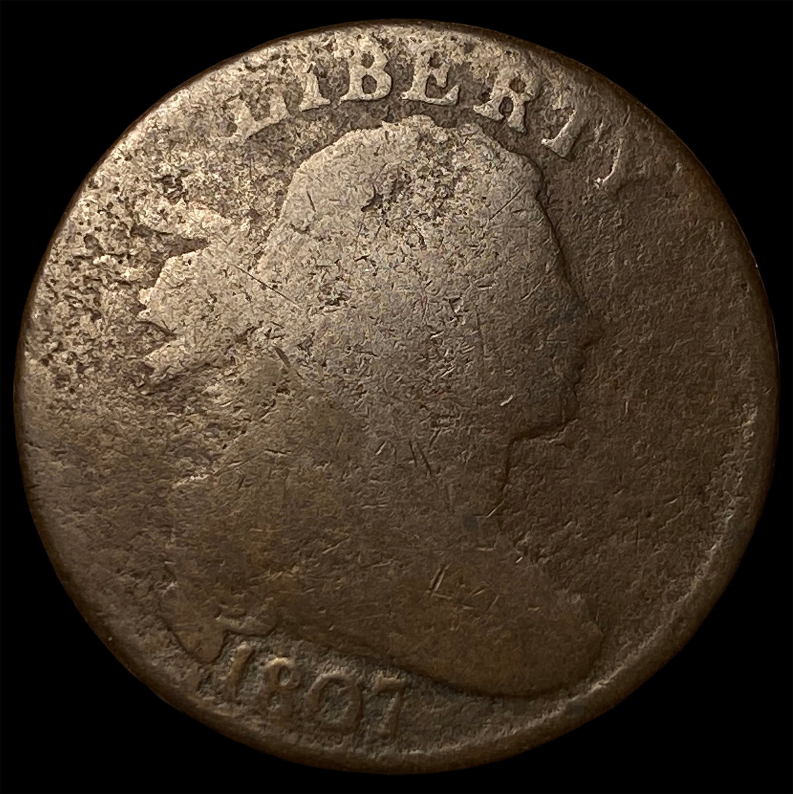 1801 Draped Bust Large Cent NICELY CIRCULATED (1 of 2)