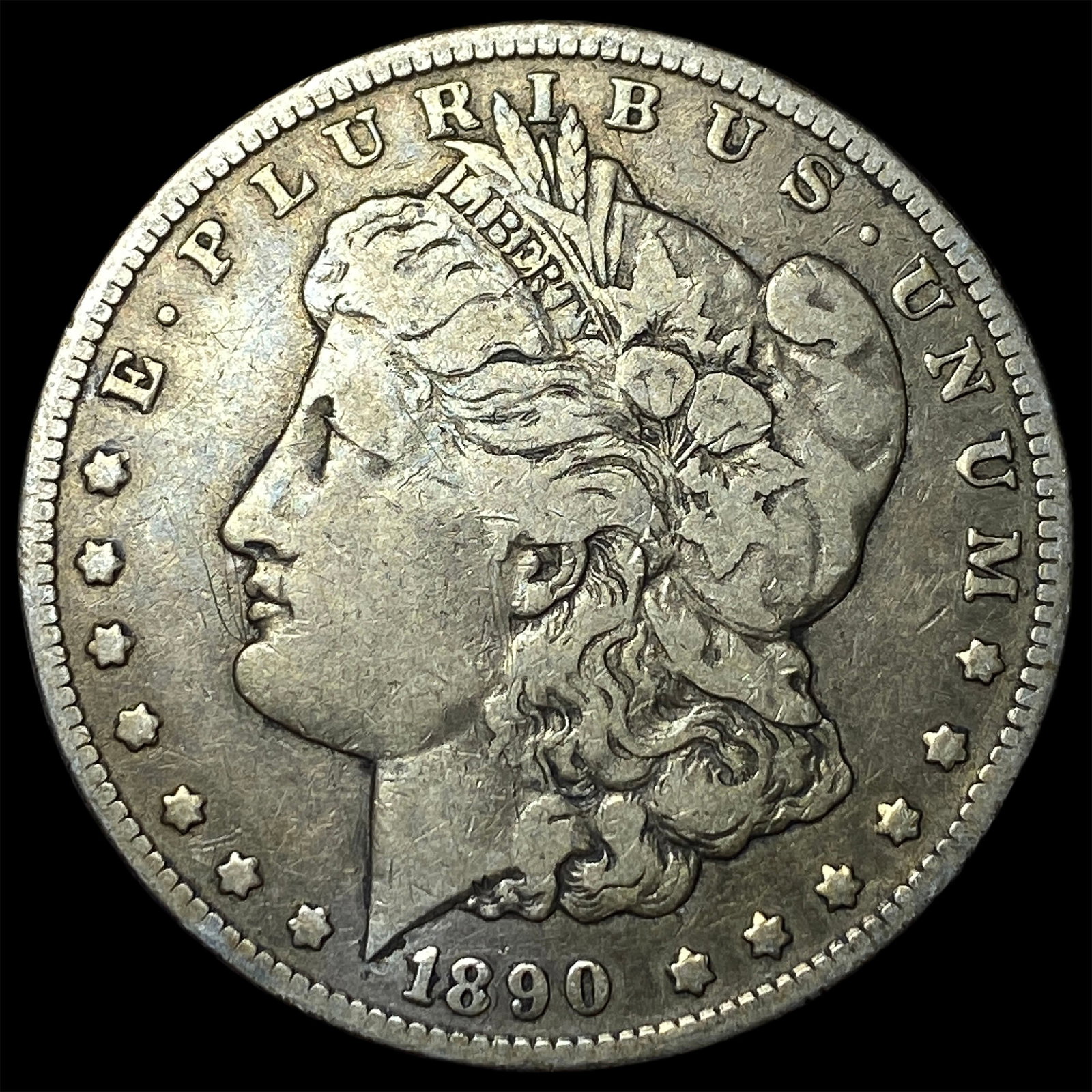 1890-CC Silver Morgan Dollar NICELY CIRCULATED: 1890-CC Silver Morgan Dollar NICELY CIRCULATED