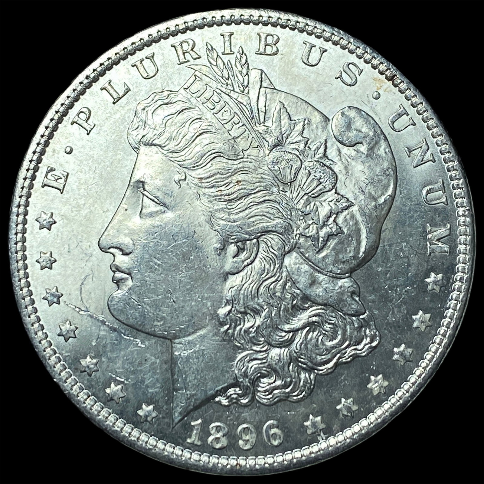 1896 Morgan Silver Dollar UNCIRCULATED: 1896 Morgan Silver Dollar UNCIRCULATED