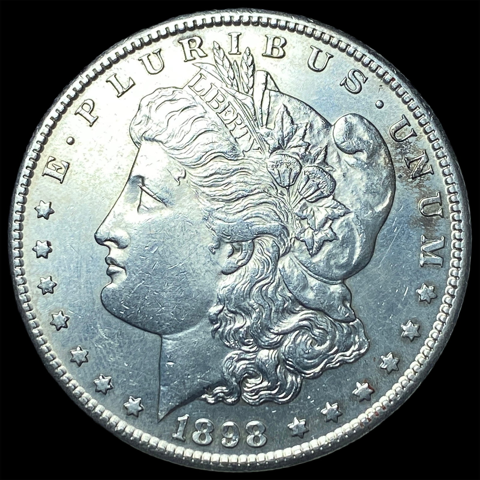 1898-S Silver Morgan Dollar CHOICE BU (1 of 2)