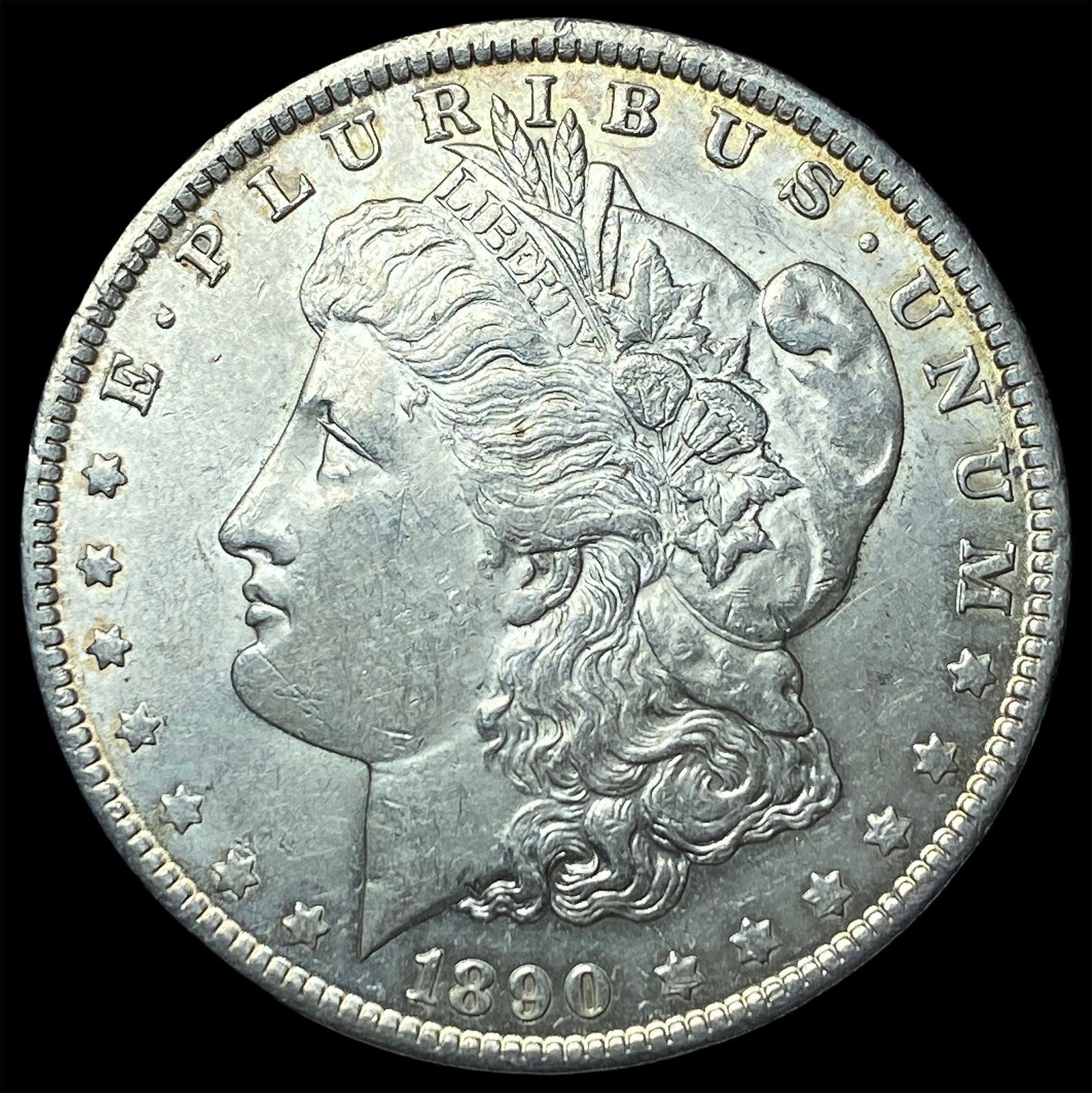 1890 Morgan Silver Dollar CHOICE AU: 1890 Morgan Silver Dollar CHOICE AU