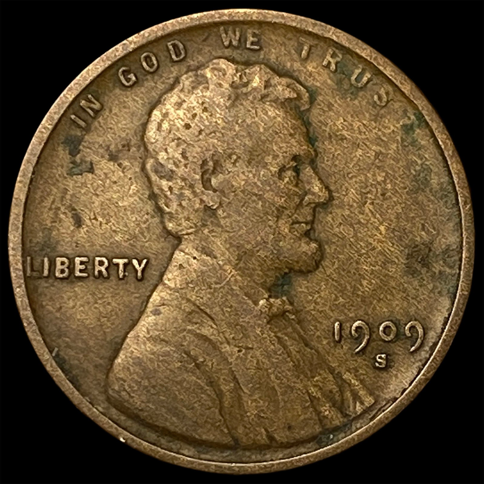 1909-S Lincoln Wheat Cent CLOSELY UNCIRCULATED (1 of 2)